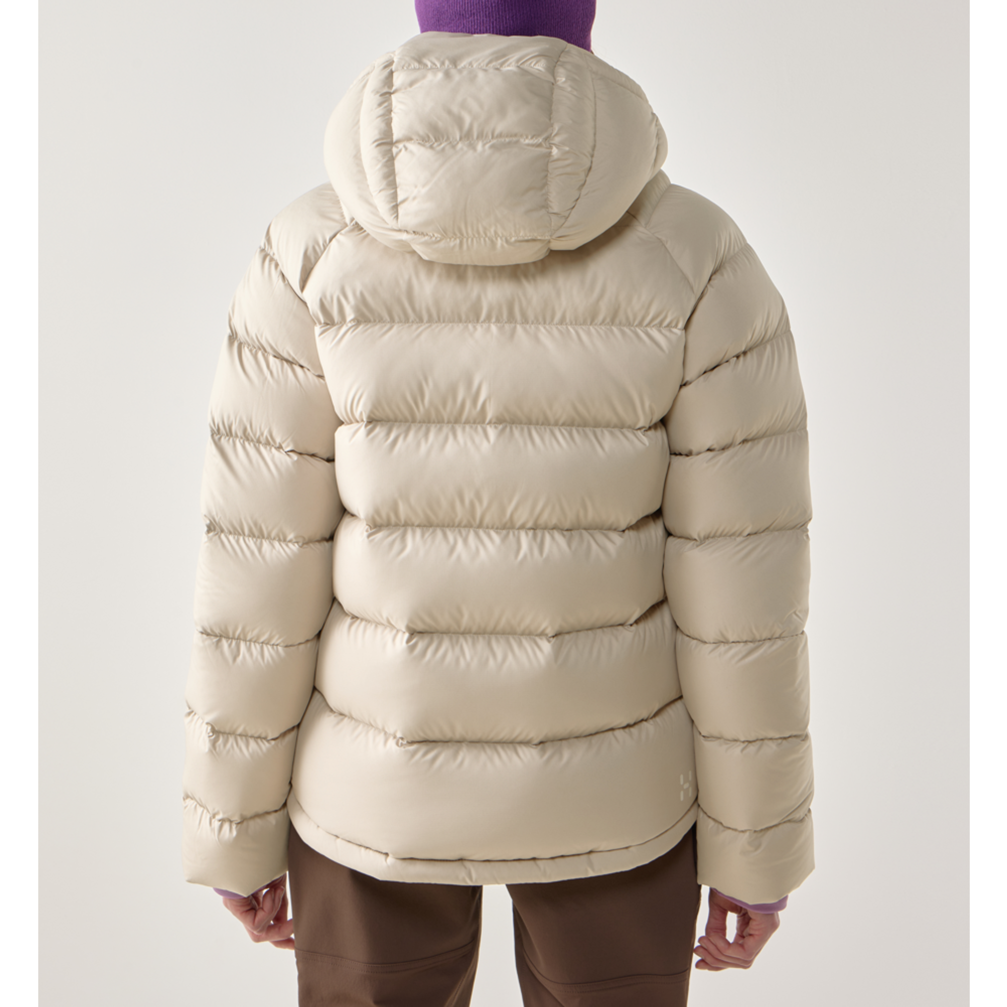 Product image 3 of 10 of Haglöfs Women's Rosson Down Hooded Jacket - Chalk Beige