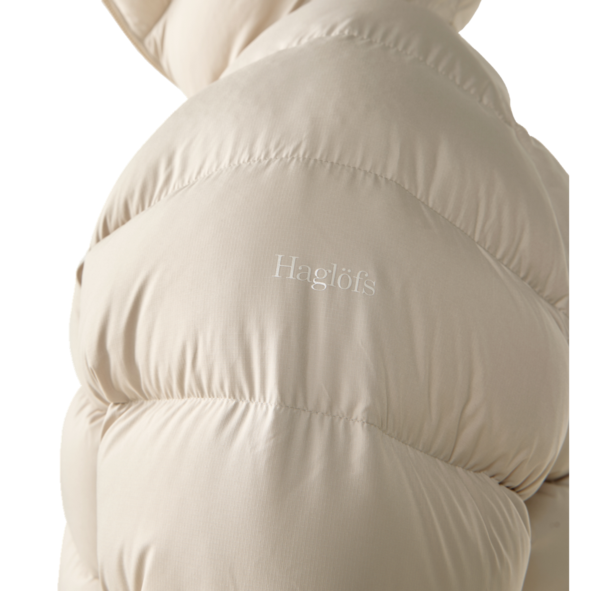 Product image 8 of 10 of Haglöfs Women's Rosson Down Hooded Jacket - Chalk Beige