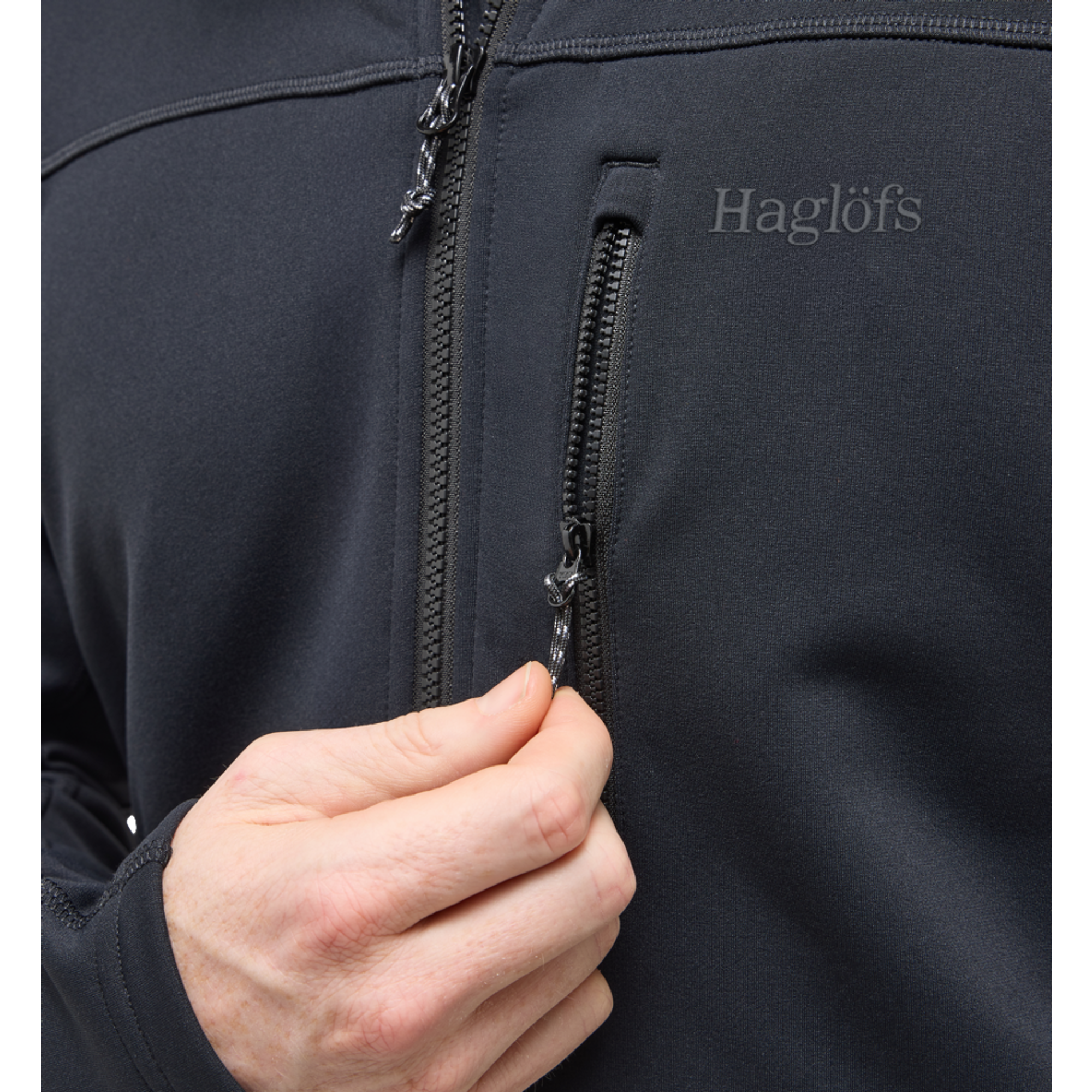 Product image 6 of 6 of Haglöfs Men's Rosson Mid Jacket - True Black