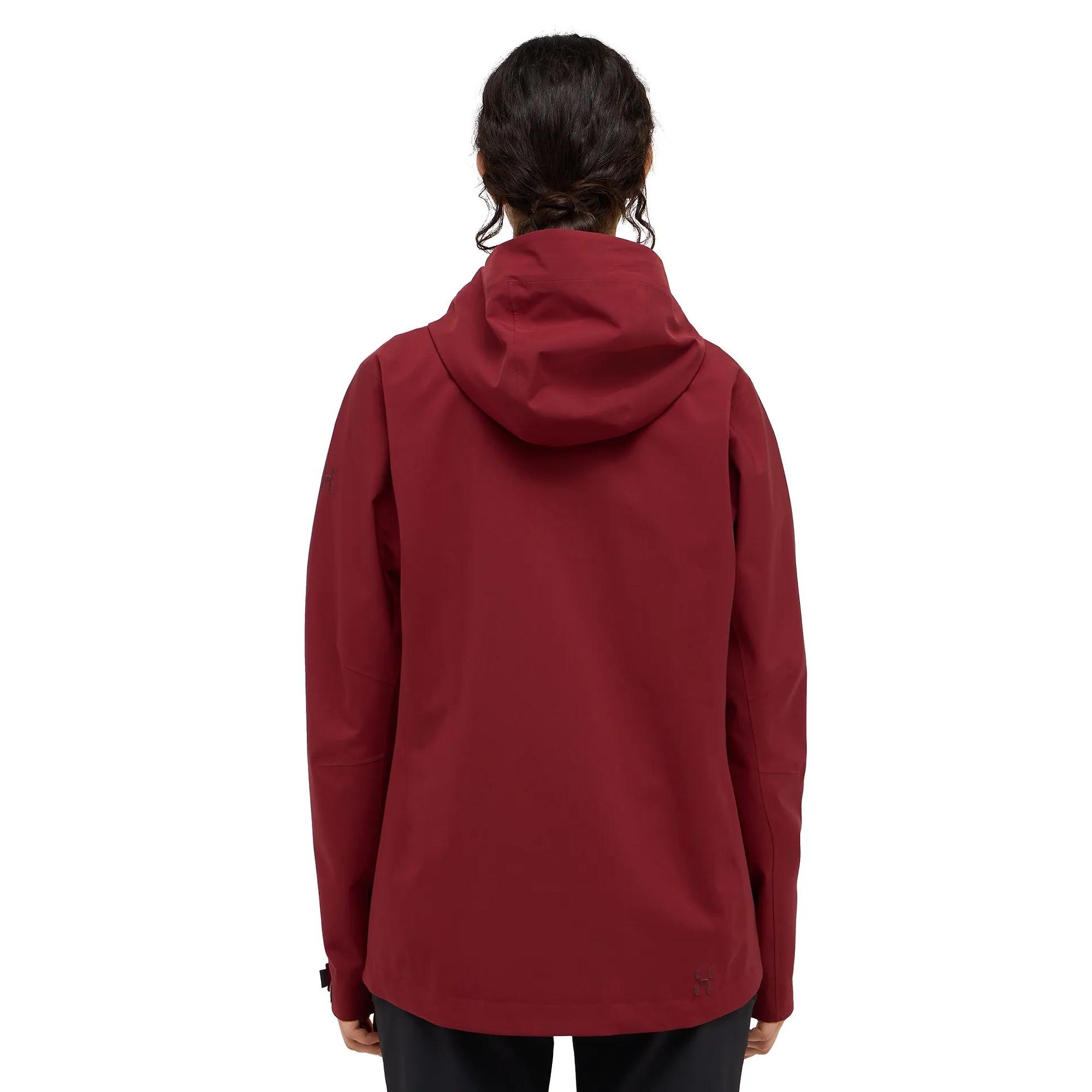 Product image 2 of 12 of Haglöfs Women's Breeze Proof Waterproof Jacket - Carmine Red