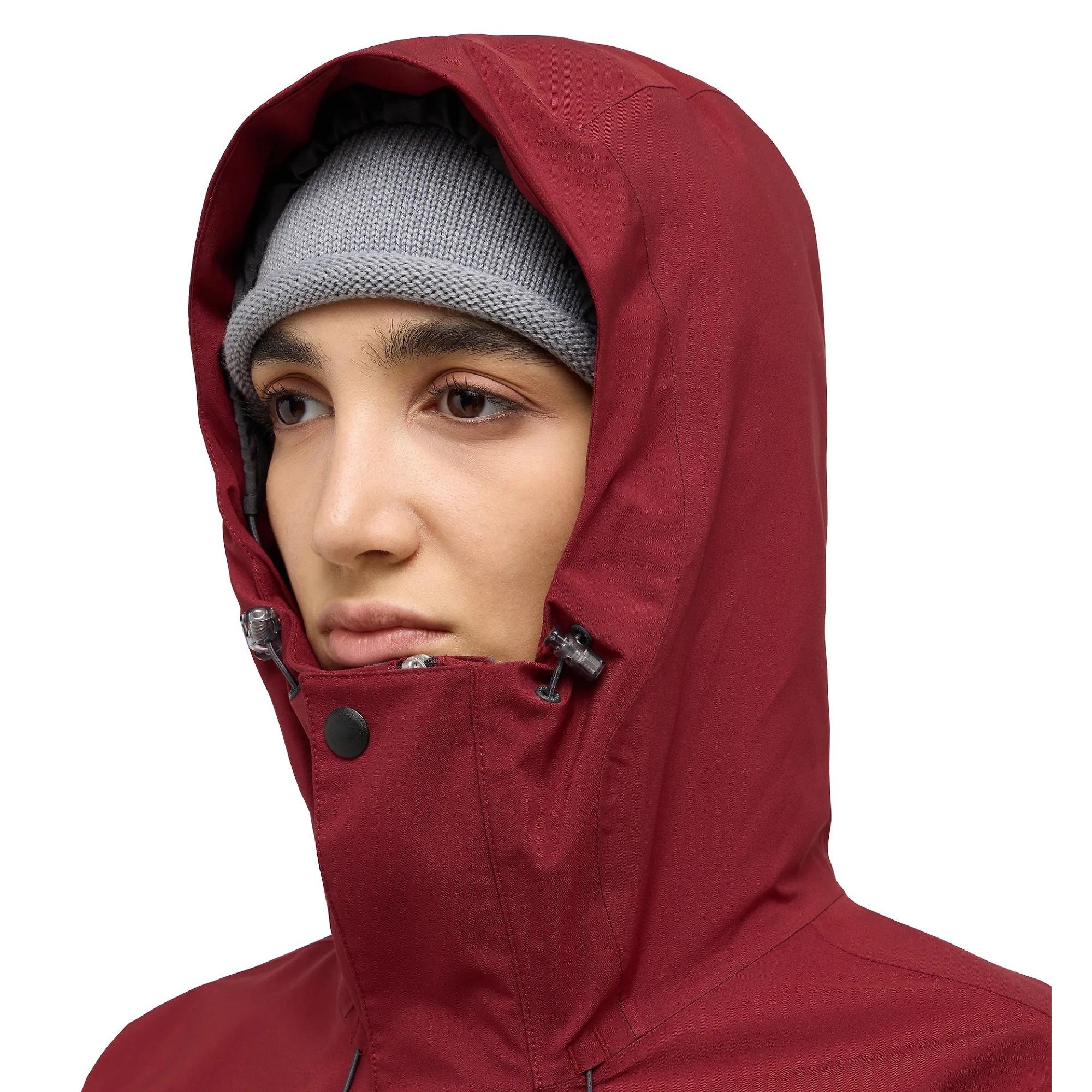 Product image 3 of 12 of Haglöfs Women's Breeze Proof Waterproof Jacket - Carmine Red