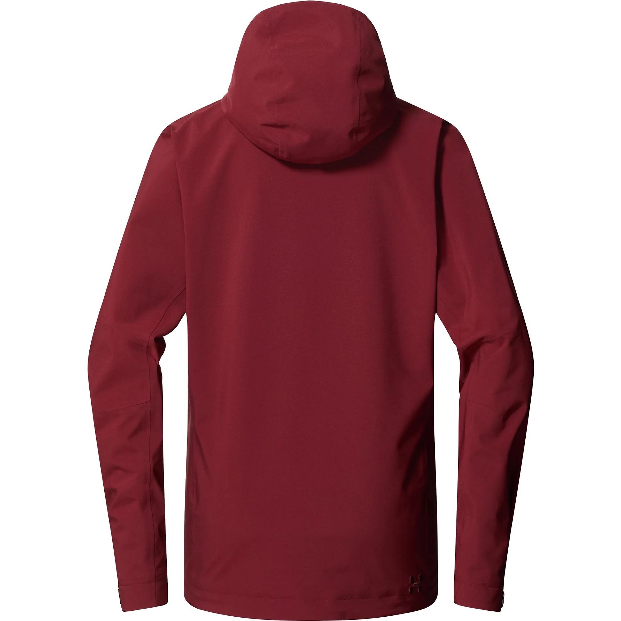 Product image 7 of 12 of Haglöfs Women's Breeze Proof Waterproof Jacket - Carmine Red