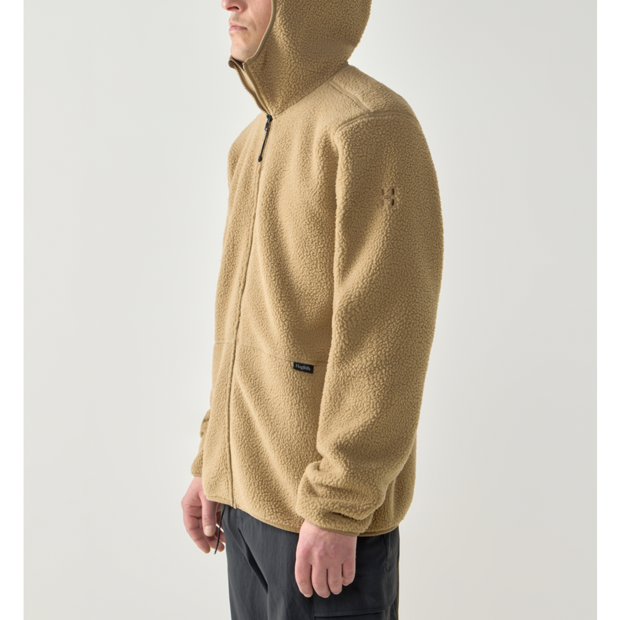 Product image 4 of 6 of Haglöfs Men's Funäs Pile Hood Jacket - Oak Brown
