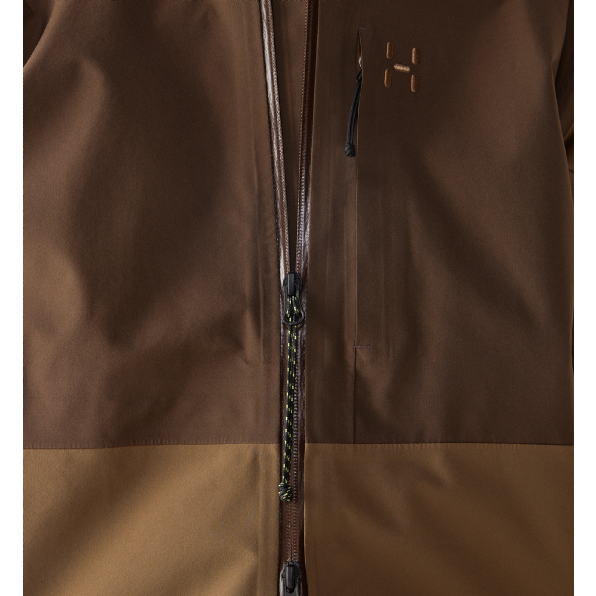 Product image 6 of 11 of Haglöfs Men's Front Proof II Shell Jacket - Woodland Brown/Teak Brown