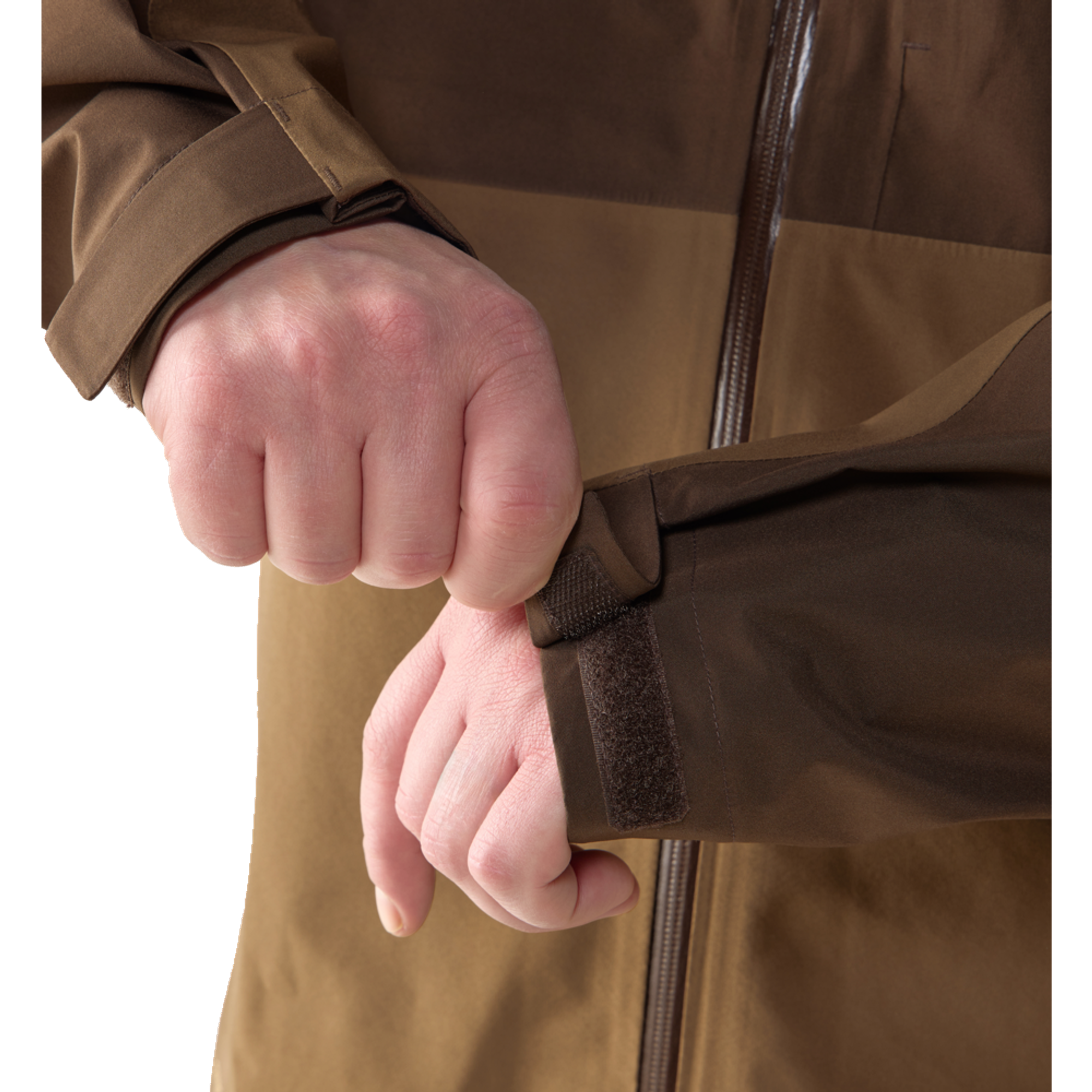 Product image 8 of 11 of Haglöfs Men's Front Proof II Shell Jacket - Woodland Brown/Teak Brown