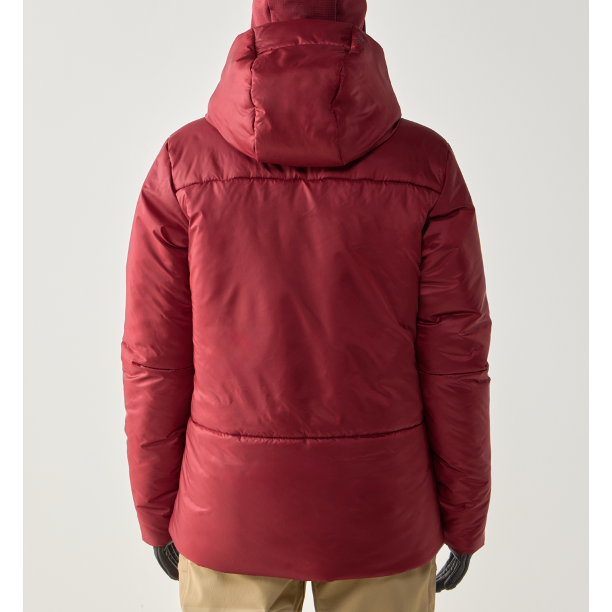 Product image 2 of 9 of Haglöfs Women's Breeze Mimic Hood Insulated Jacket - Carmine Red