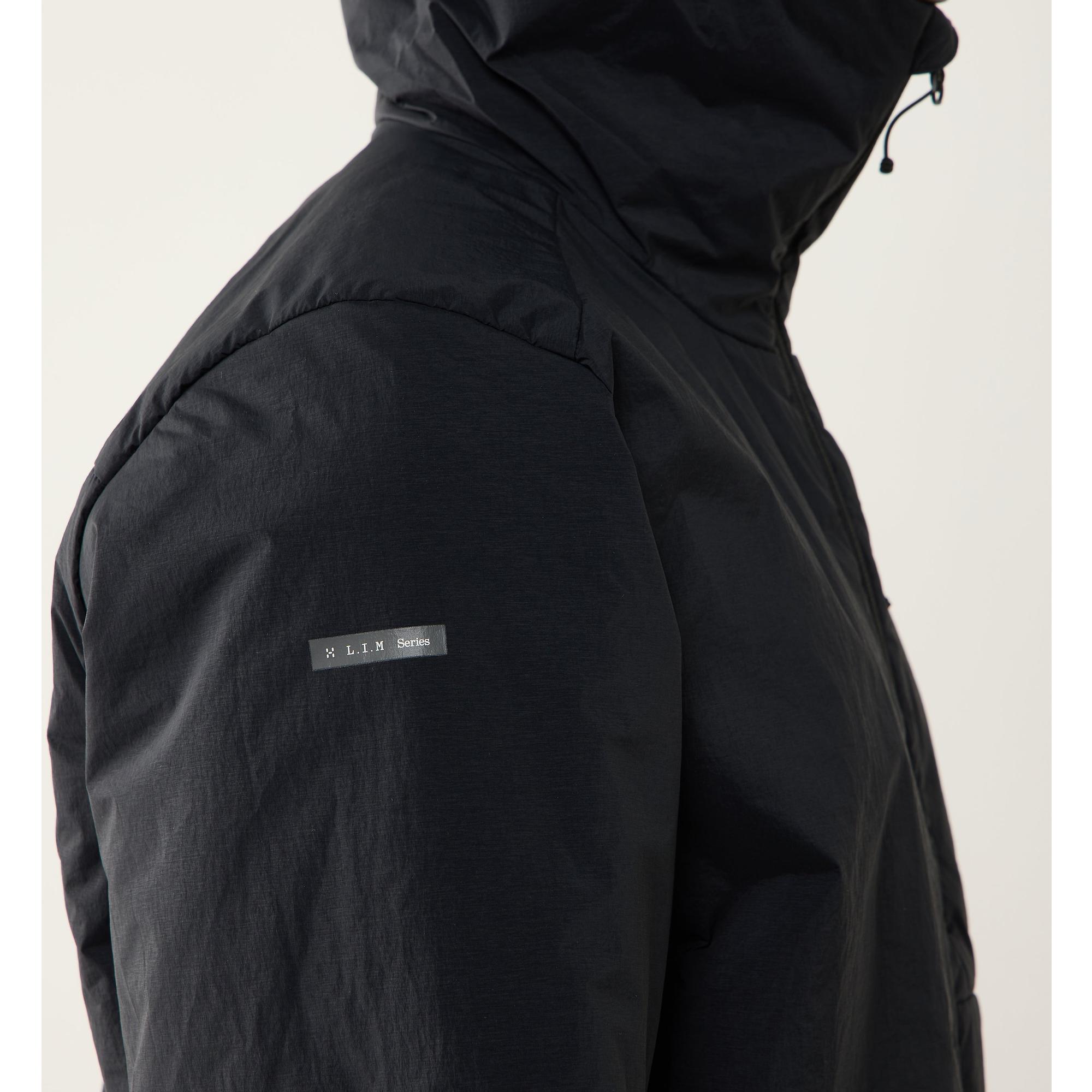 Product image 12 of 13 of Haglöfs Men's L.I.M Mimic Barrier Hood Insulated Jacket - True Black