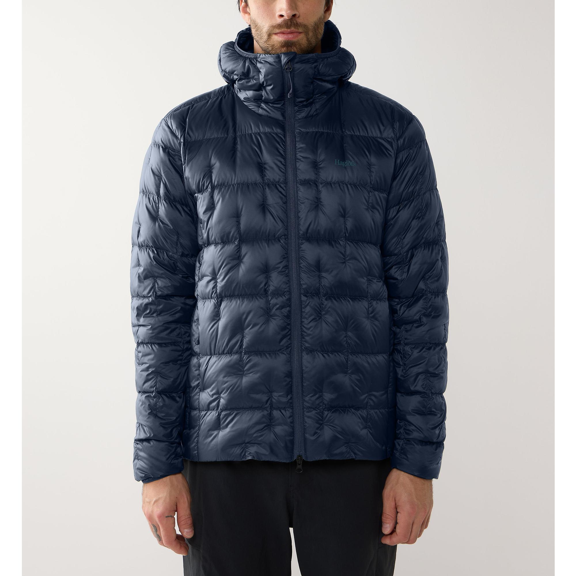 Product image 2 of 10 of Haglöfs Men's Hede Down Hood Jacket - Tarn Blue