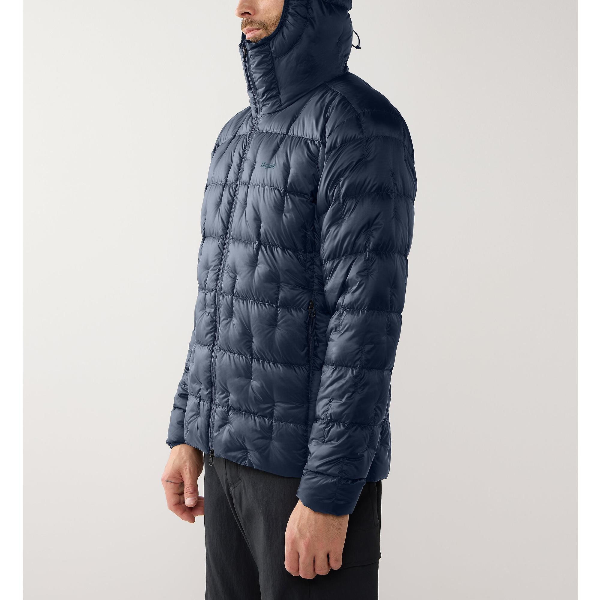 Product image 4 of 10 of Haglöfs Men's Hede Down Hood Jacket - Tarn Blue