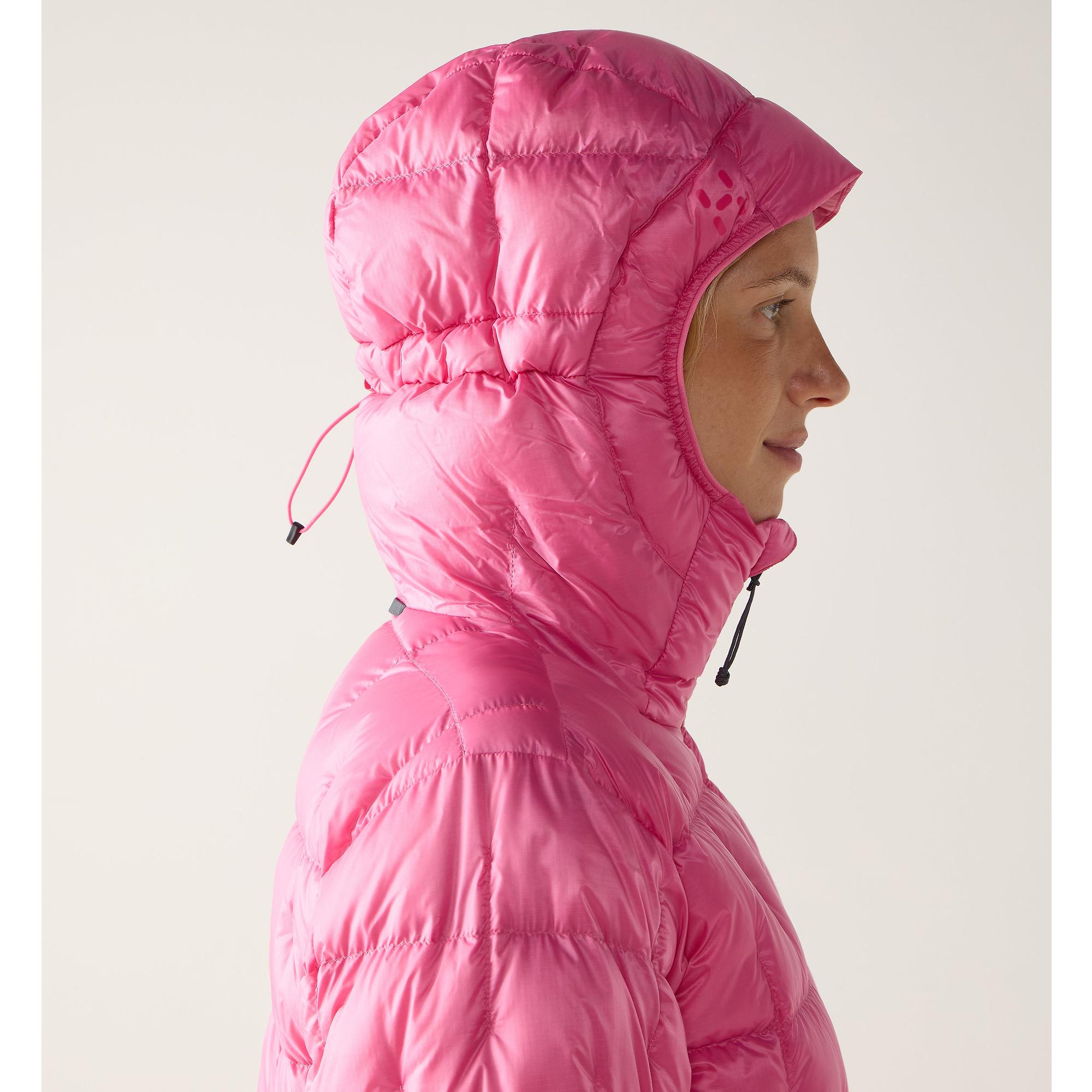 Product image 6 of 11 of Haglöfs Women's Hede Down Hood Jacket - Lantana Pink