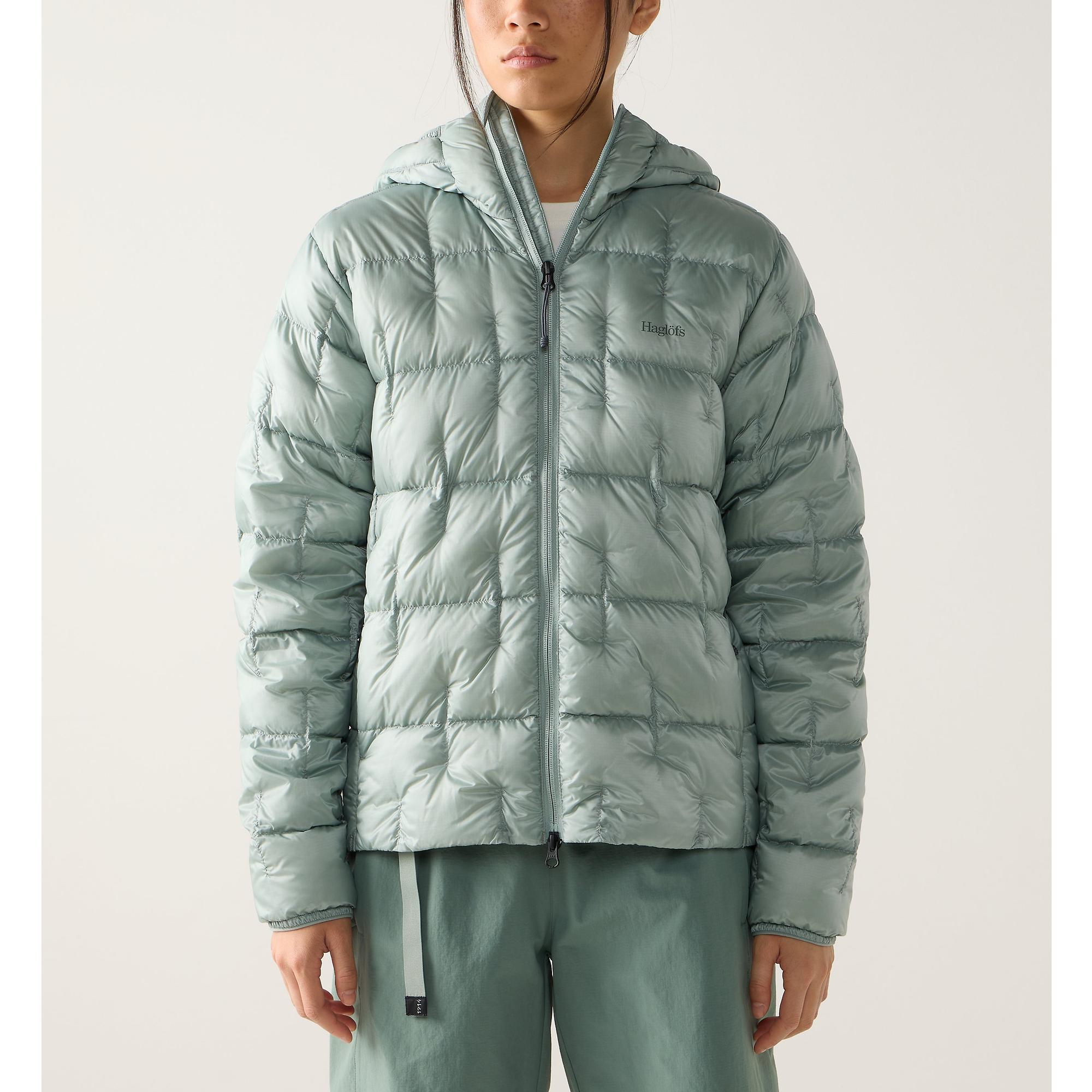 Product image 2 of 11 of Haglöfs Women's Hede Down Hood Jacket - Dew Green