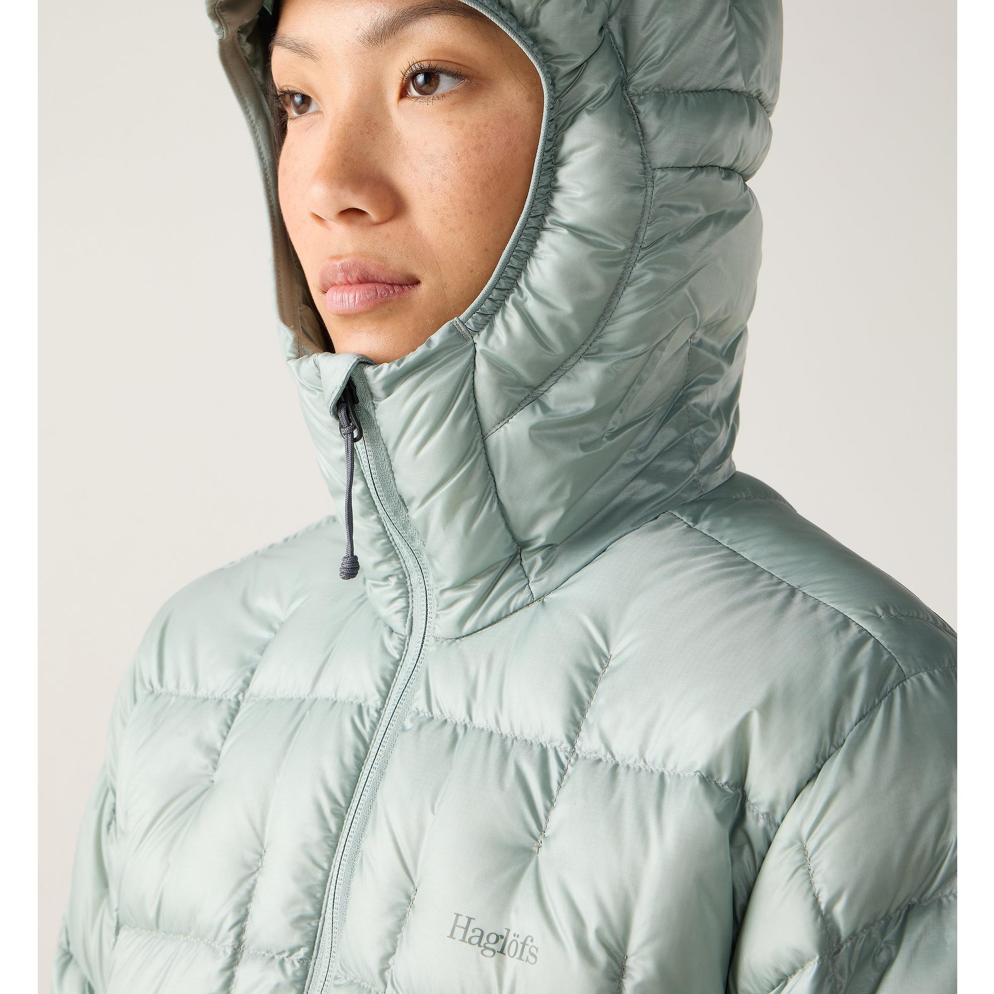 Product image 11 of 11 of Haglöfs Women's Hede Down Hood Jacket - Dew Green