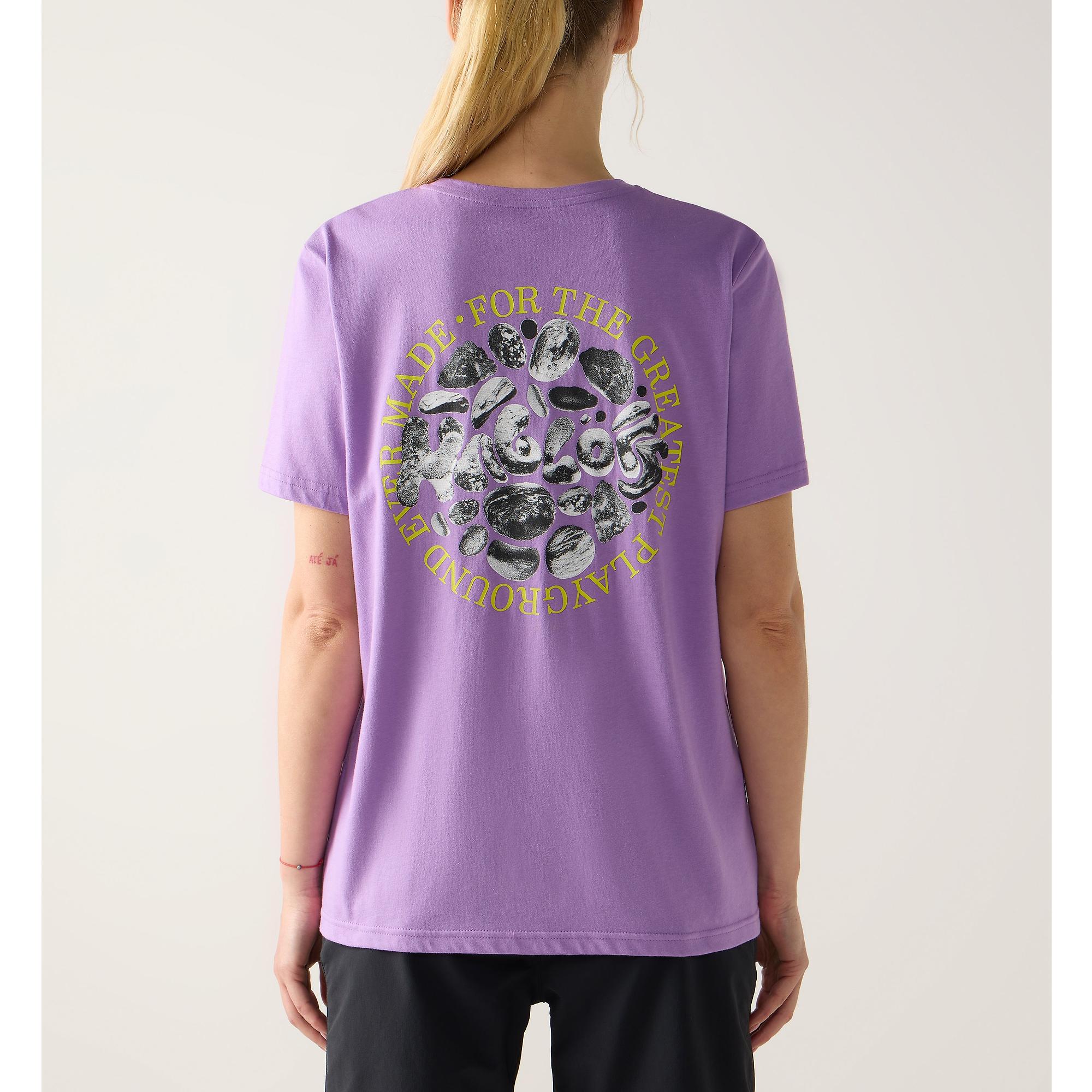 Product image 2 of 7 of Haglöfs Women's Outsiders Graphic Tee - Purple Ice