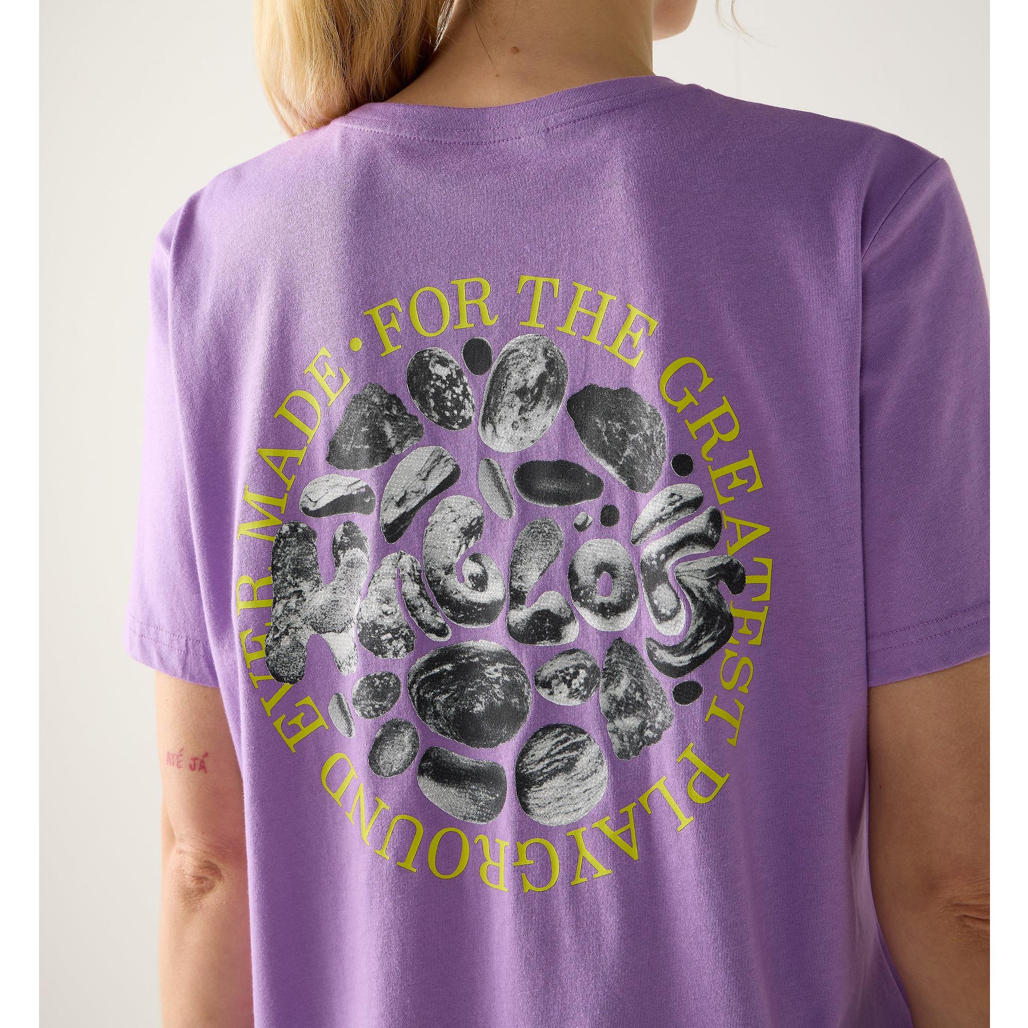 Product image 7 of 7 of Haglöfs Women's Outsiders Graphic Tee - Purple Ice