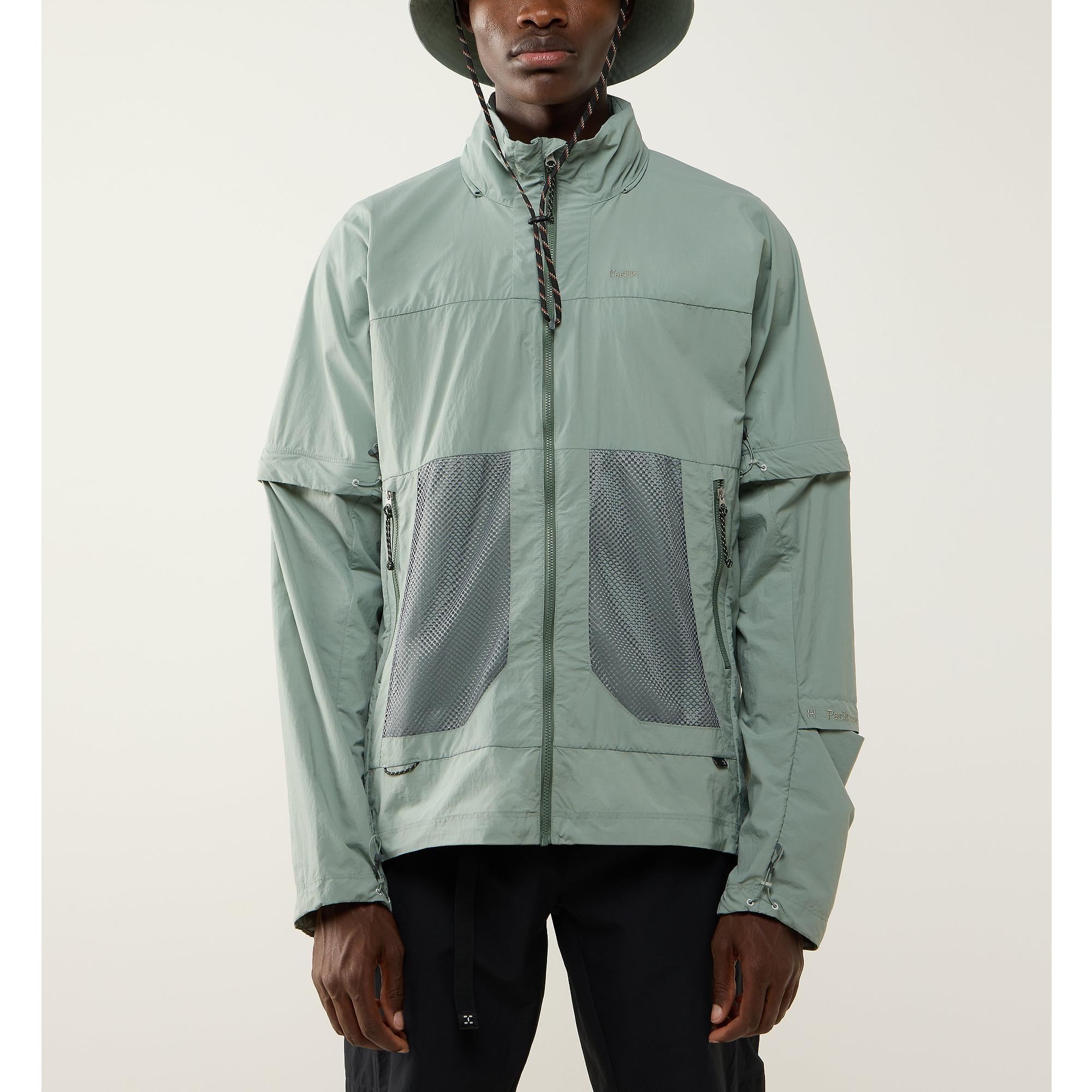 Product image 2 of 11 of Haglöfs Men's Solis Zip Off Jacket - Dew Green