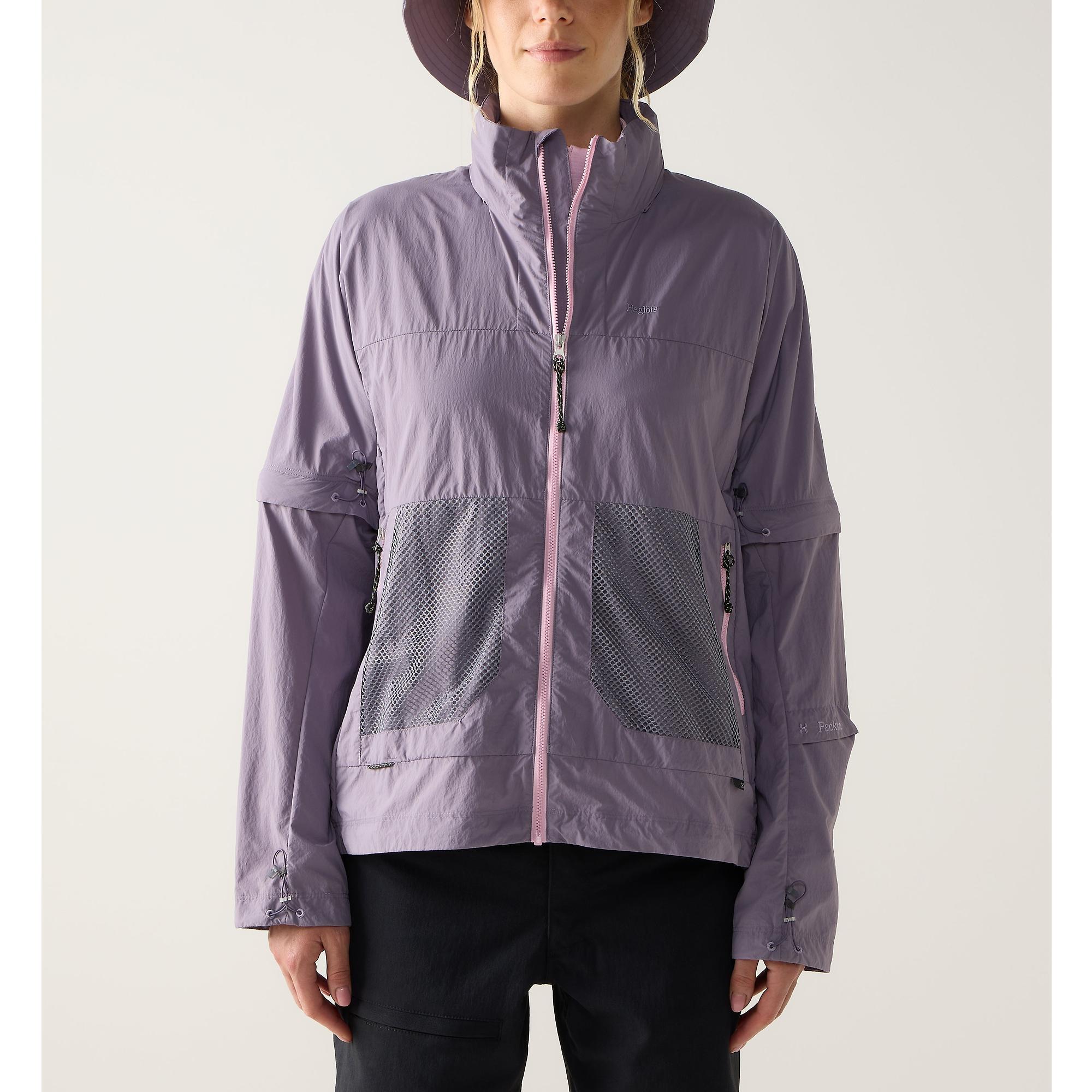 Product image 3 of 11 of Haglöfs Women's Solis Zip Off Jacket - Purple Fog