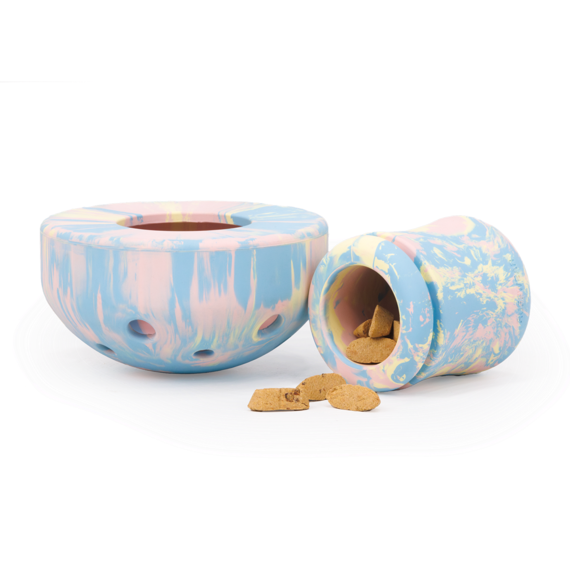 Product image 2 of 5 of RUFFWEAR Porcini Dog Toy - Blue Prism