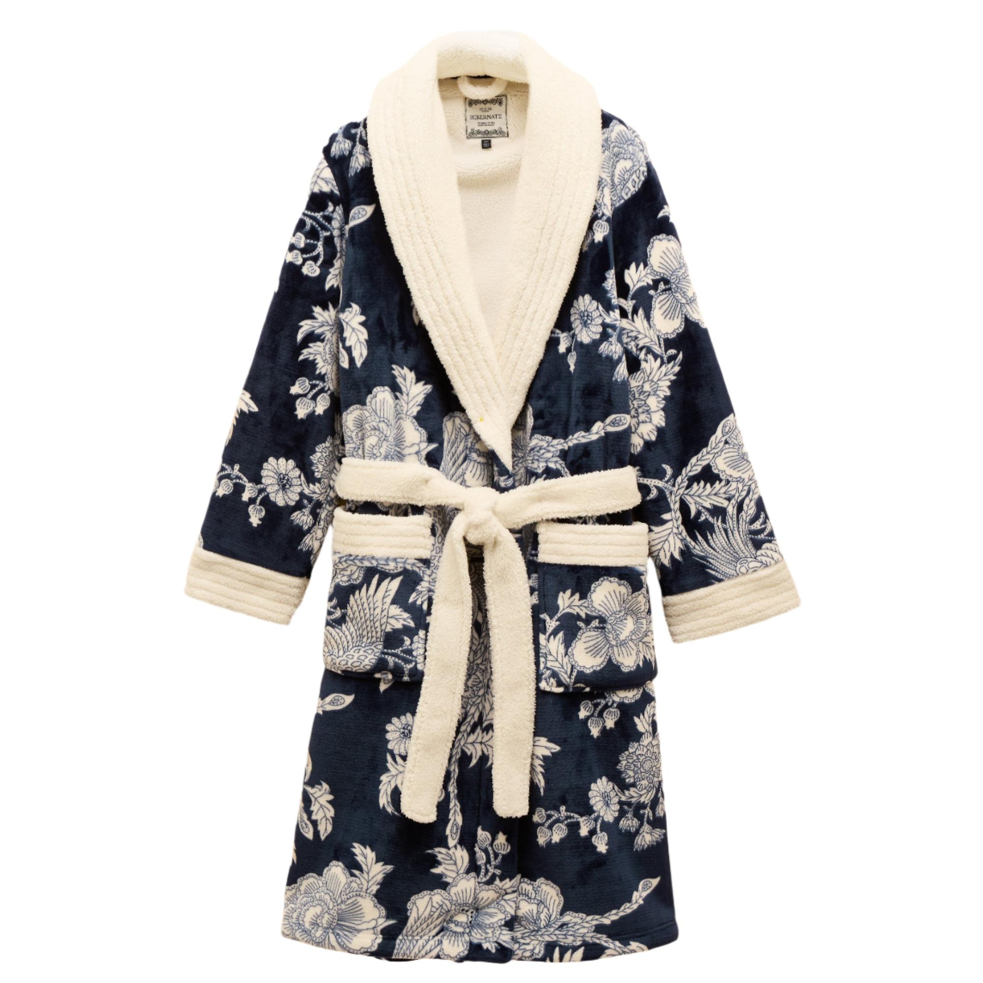 Product image 1 of 7 of Joules Women's Matilda Dressing Gown - Navy