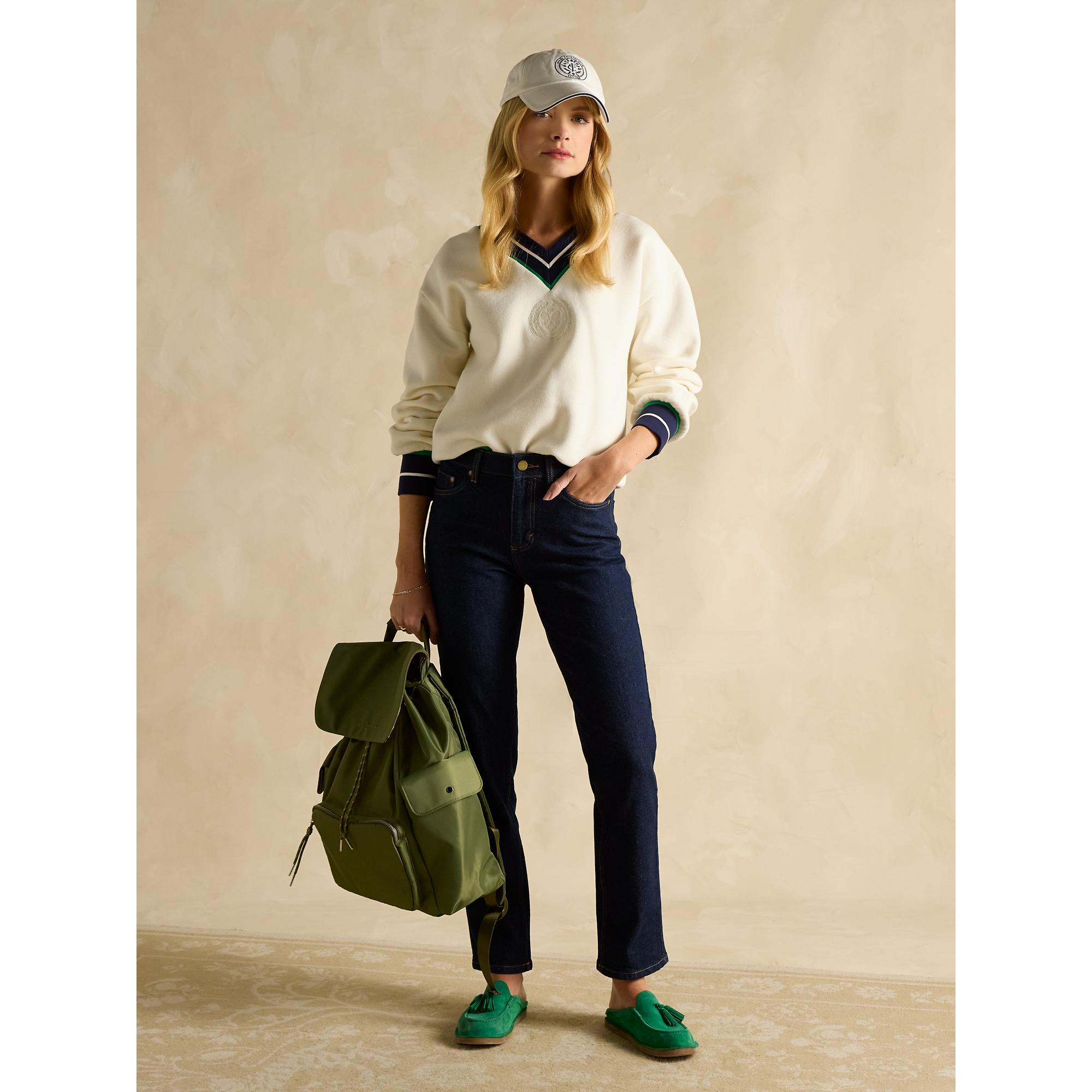 Product image 8 of 9 of Joules Women's Slim Straight Mid Rise Jeans - Rinse Wash