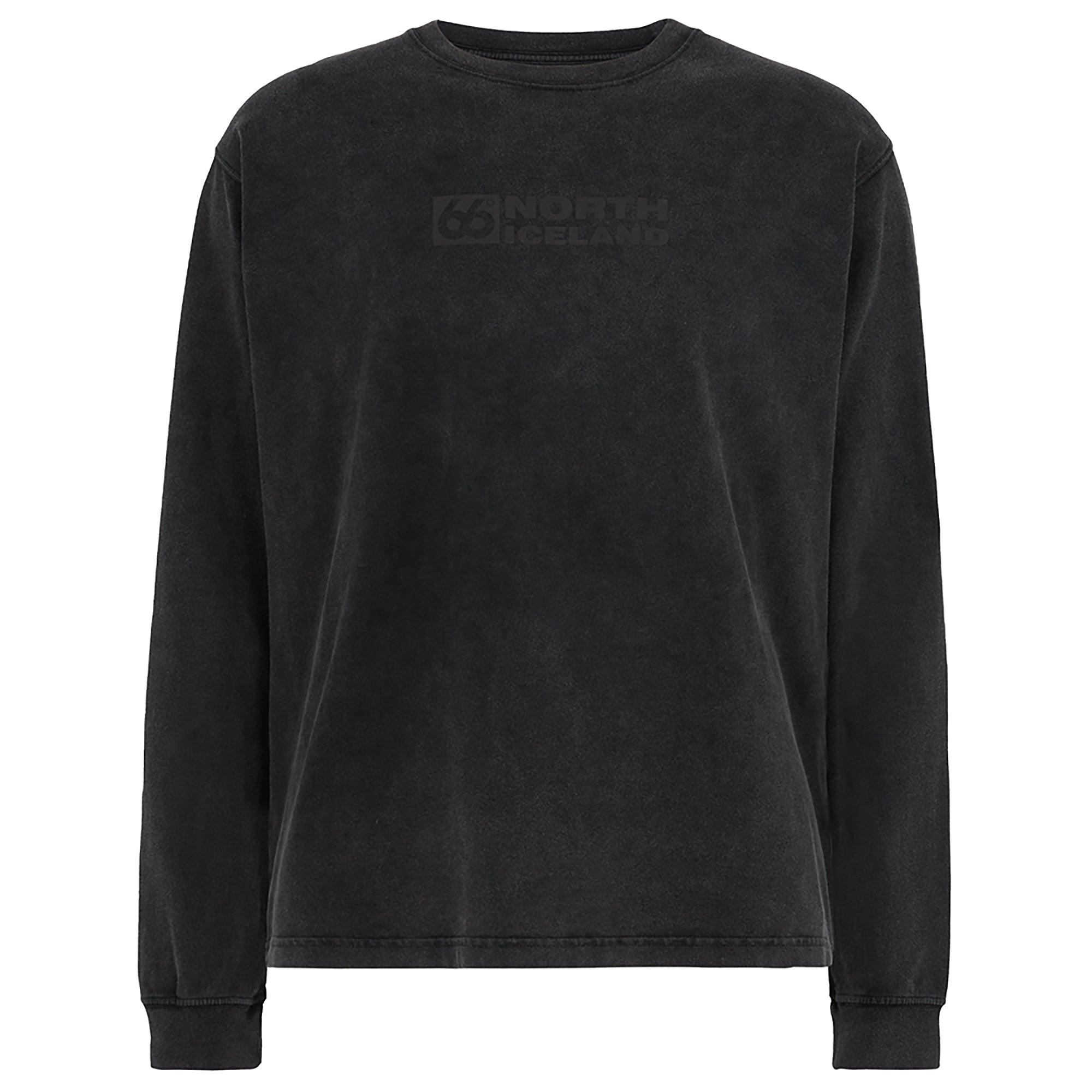 Product image 1 of 3 of 66°North Men's Borgir Longsleeve T-Shirt - Black