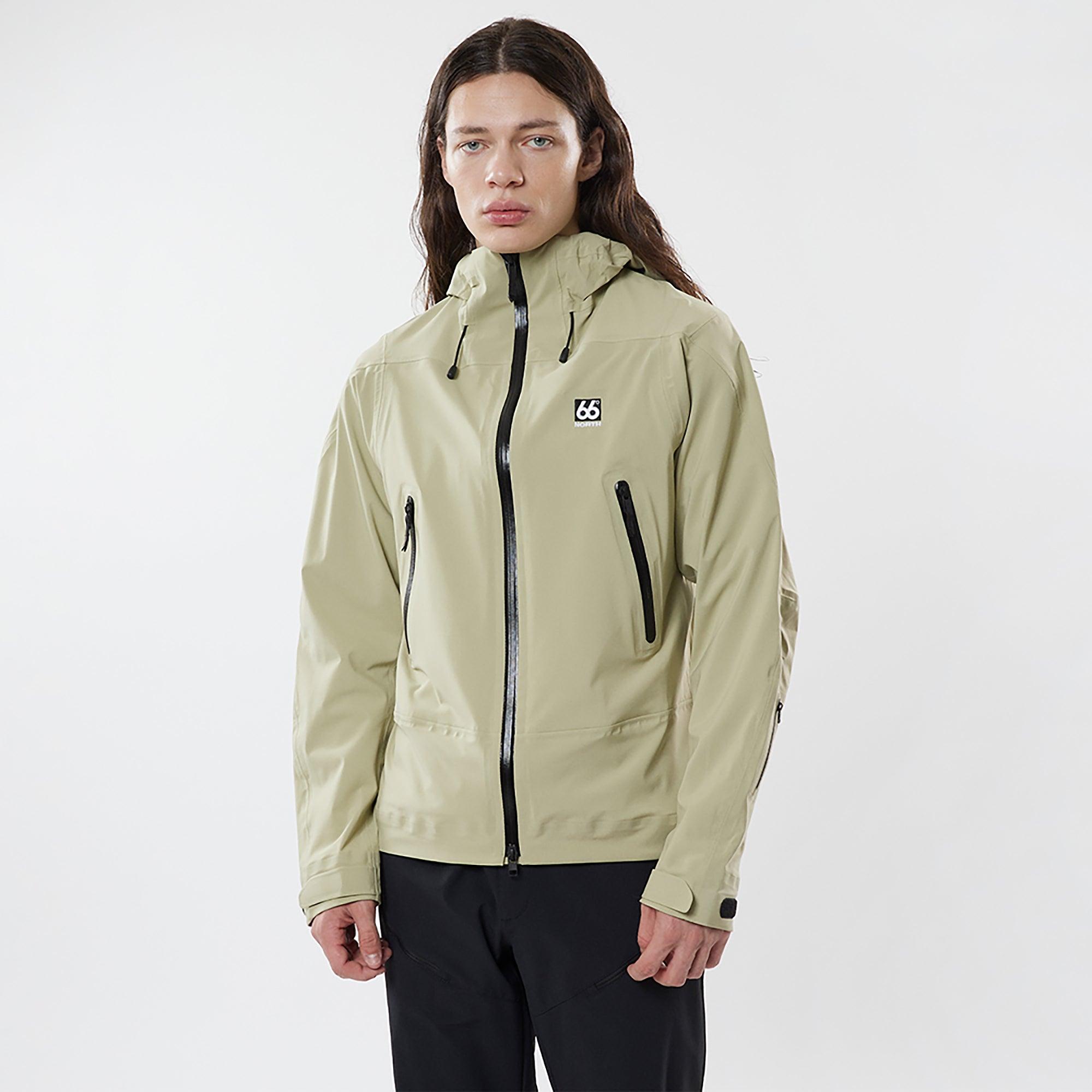 Product image 1 of 8 of 66°North Men's Snæfell Shell Jacket - Oat Grains