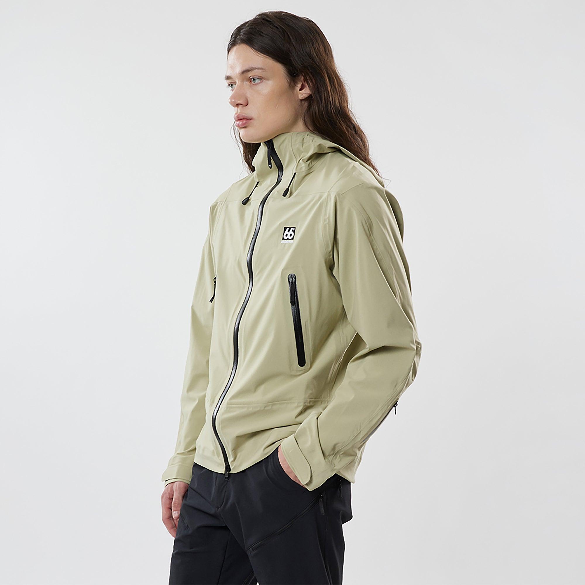 Product image 4 of 8 of 66°North Men's Snæfell Shell Jacket - Oat Grains