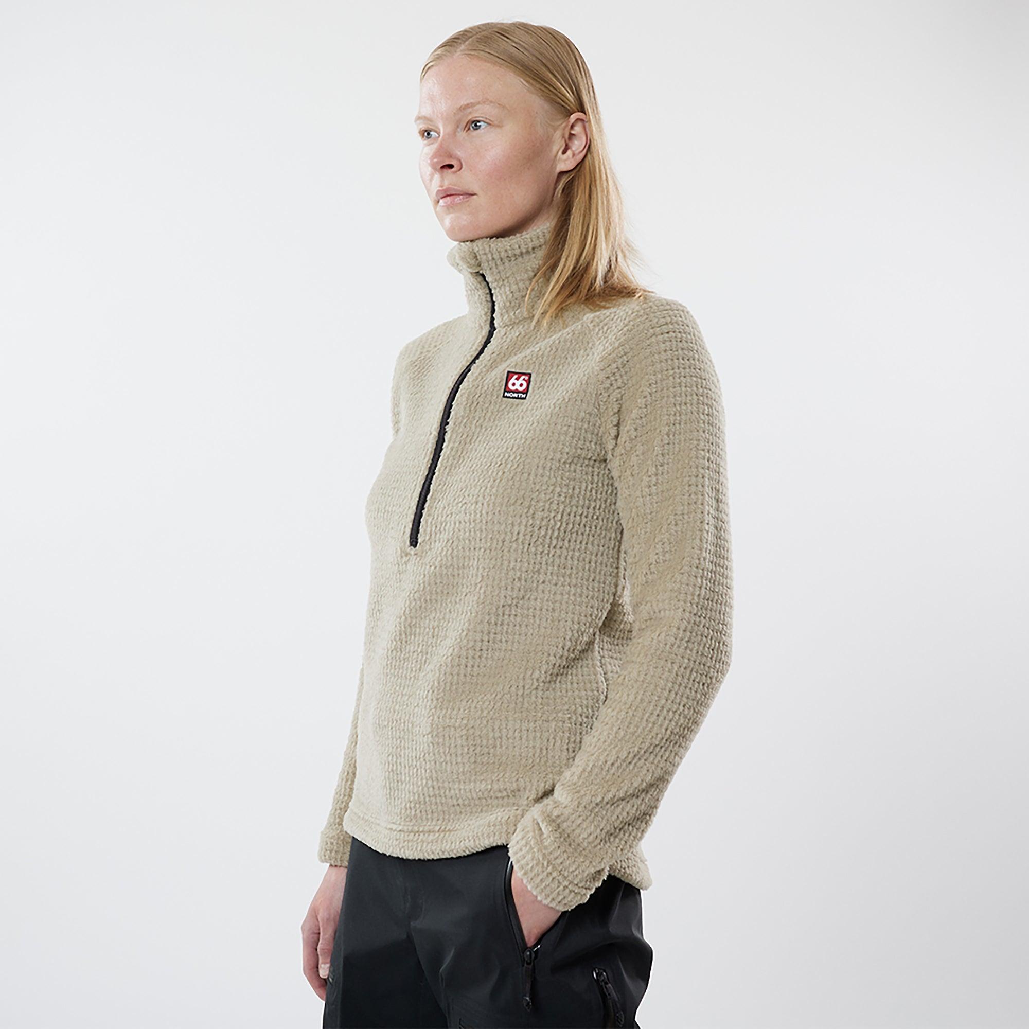 Product image 4 of 8 of 66°North Women's Hrannar Zipneck Fleece - Volcanic Desert