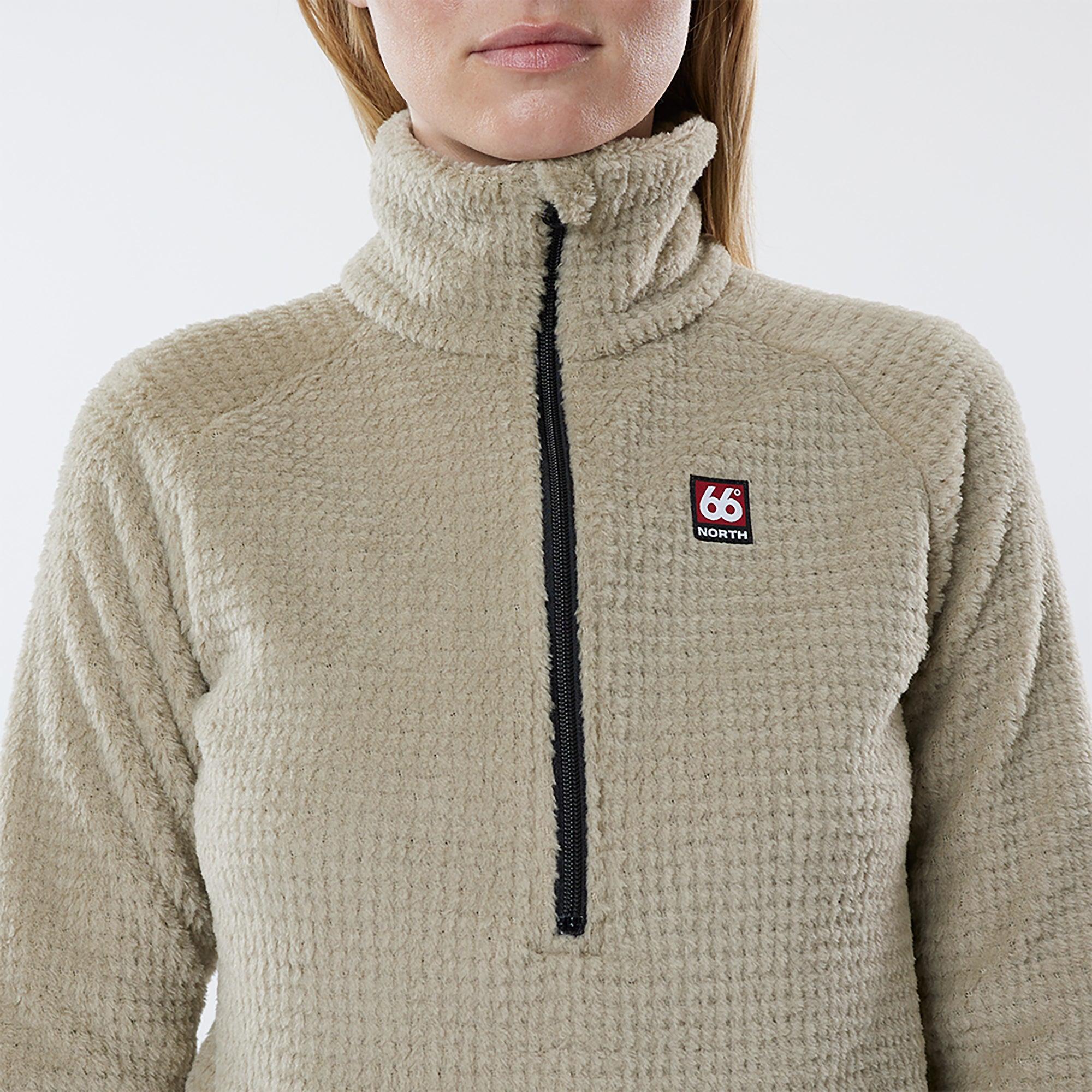 Product image 6 of 8 of 66°North Women's Hrannar Zipneck Fleece - Volcanic Desert