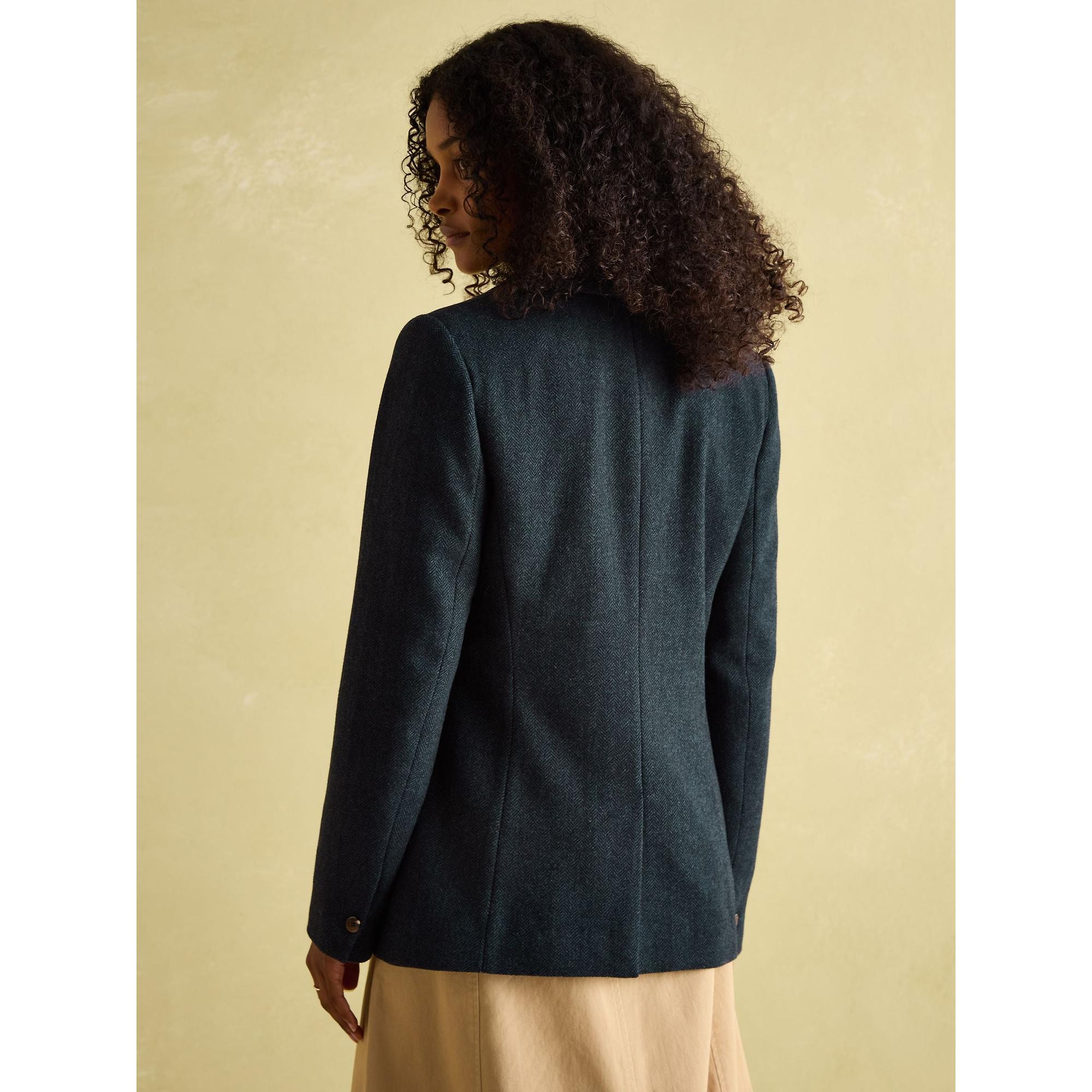 Product image 4 of 9 of Joules Women's Bramble Tweed Blazer - Navy