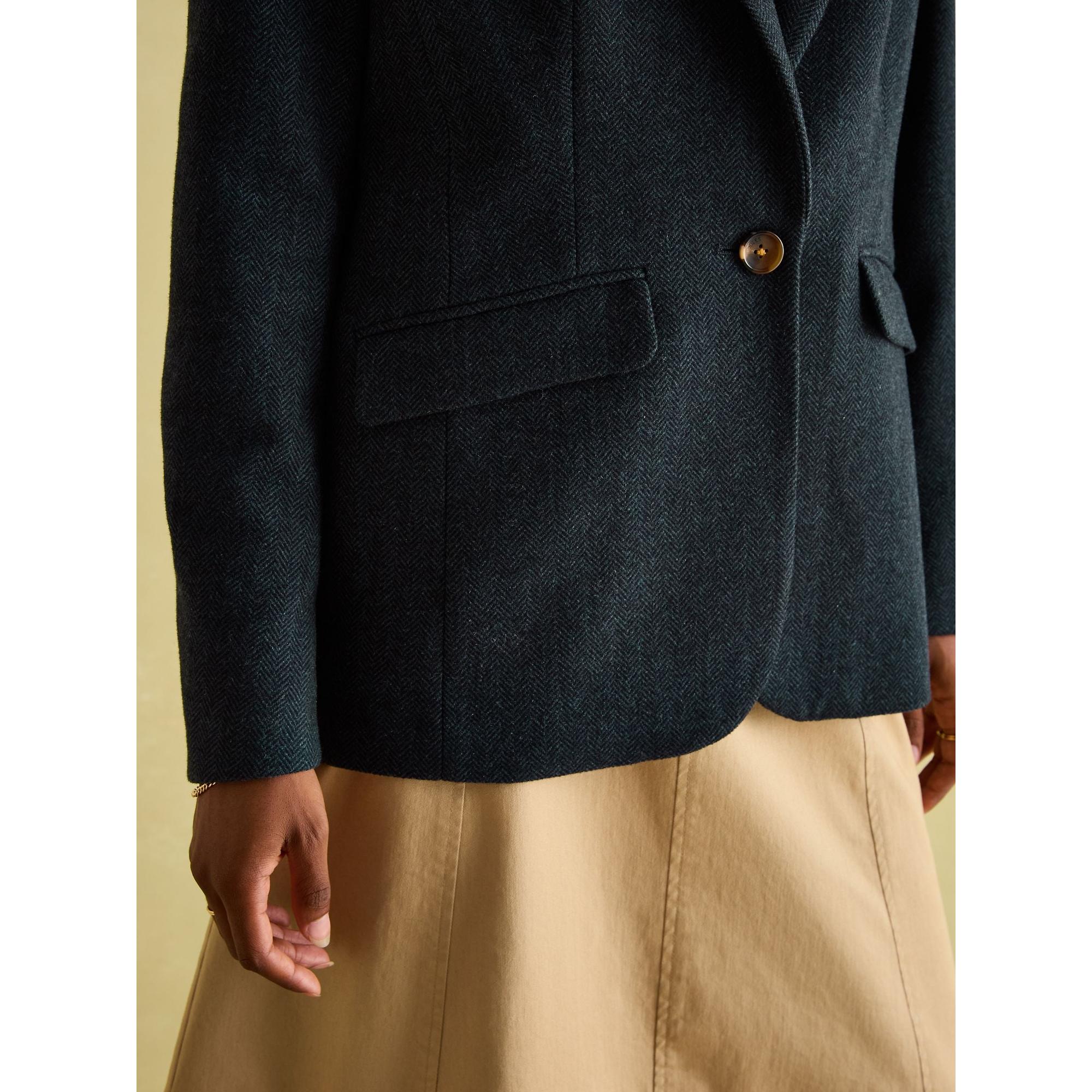 Product image 7 of 9 of Joules Women's Bramble Tweed Blazer - Navy