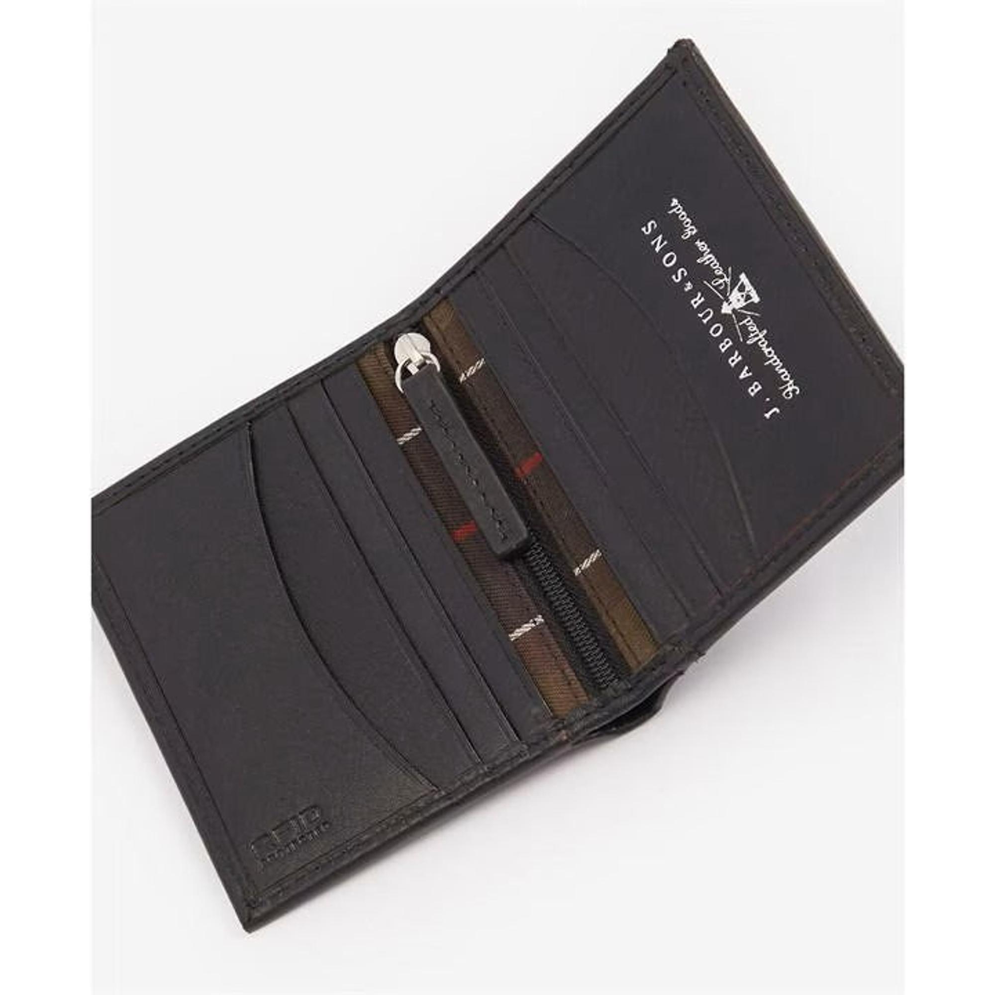 Product image 3 of 6 of Barbour Men's Colwell Small Billfold Wallet - Black/Classic