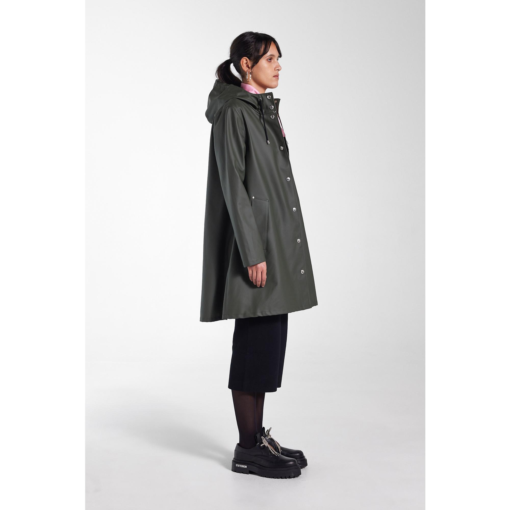 Product image 9 of 12 of Stutterheim Women's Mosebacke Lightweight Raincoat - Green