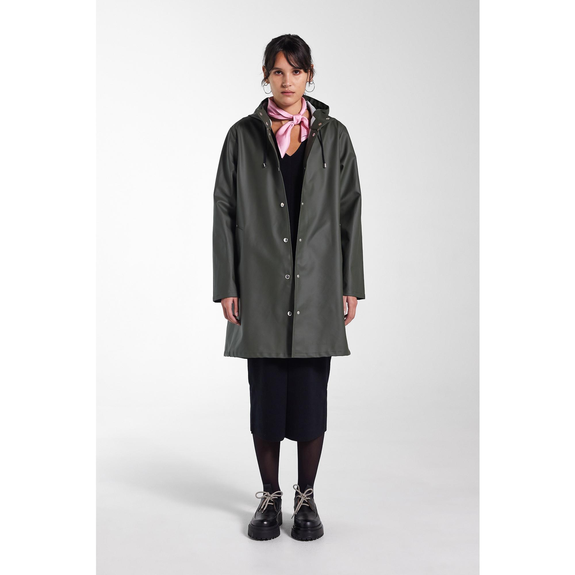Product image 8 of 12 of Stutterheim Women's Mosebacke Lightweight Raincoat - Green