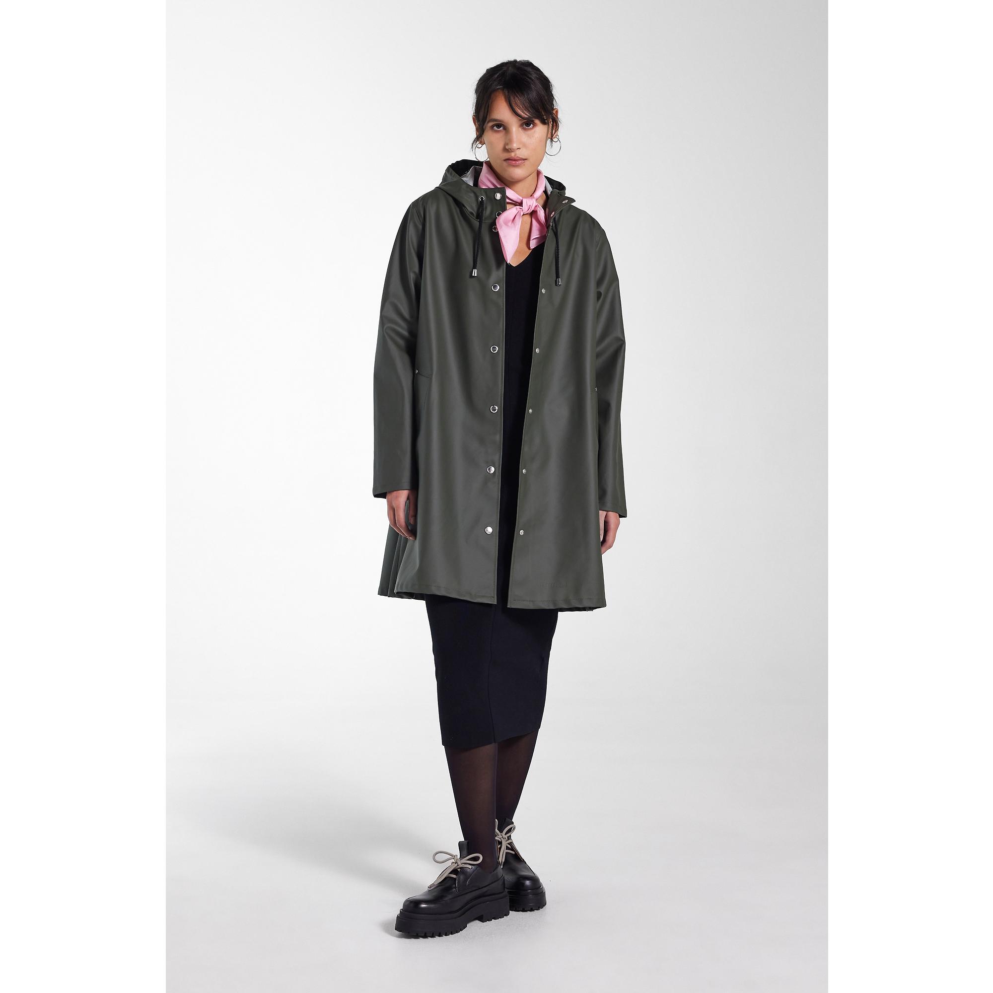 Product image 6 of 12 of Stutterheim Women's Mosebacke Lightweight Raincoat - Green