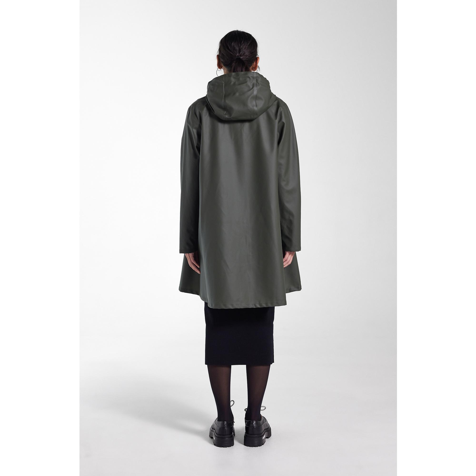Product image 10 of 12 of Stutterheim Women's Mosebacke Lightweight Raincoat - Green