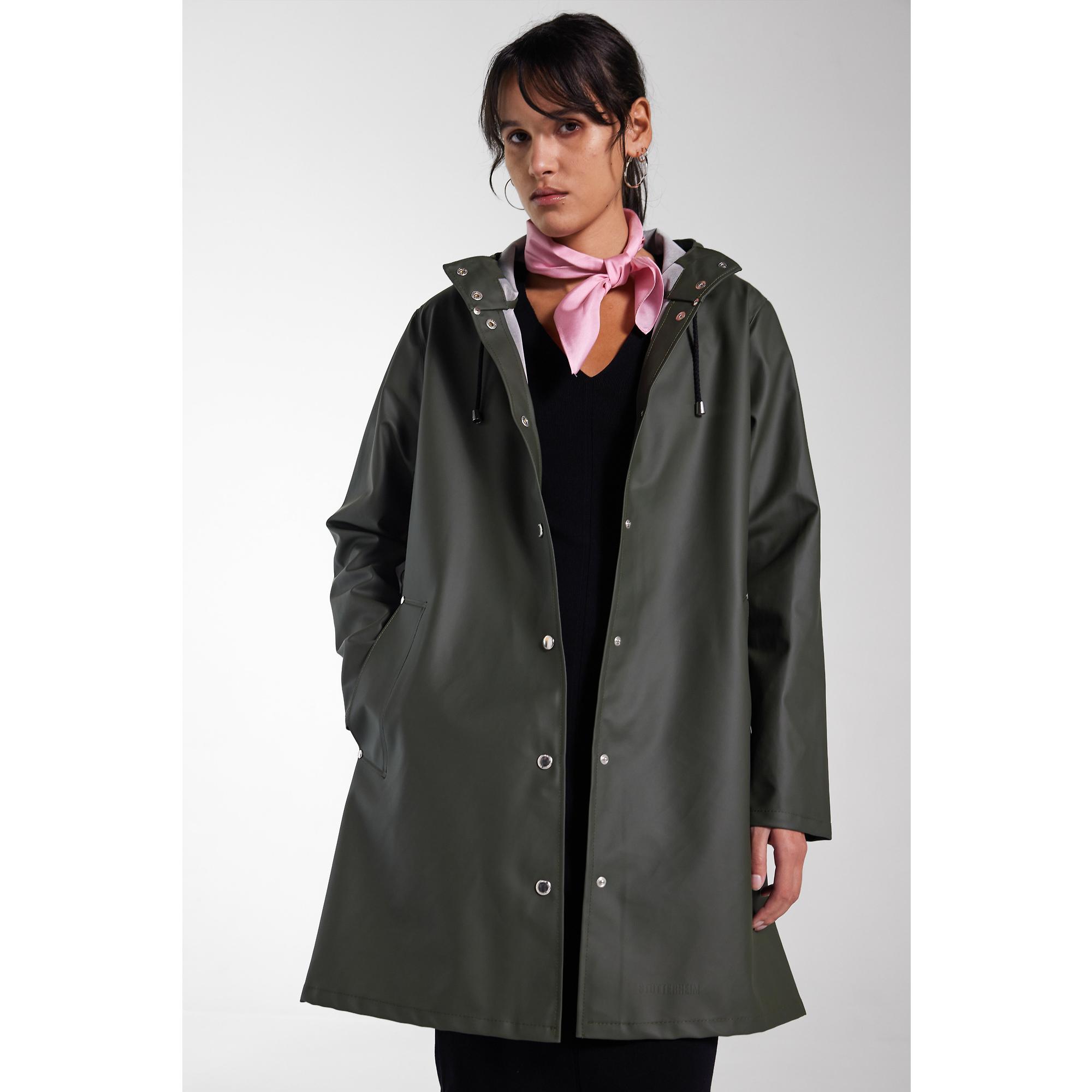 Product image 7 of 12 of Stutterheim Women's Mosebacke Lightweight Raincoat - Green