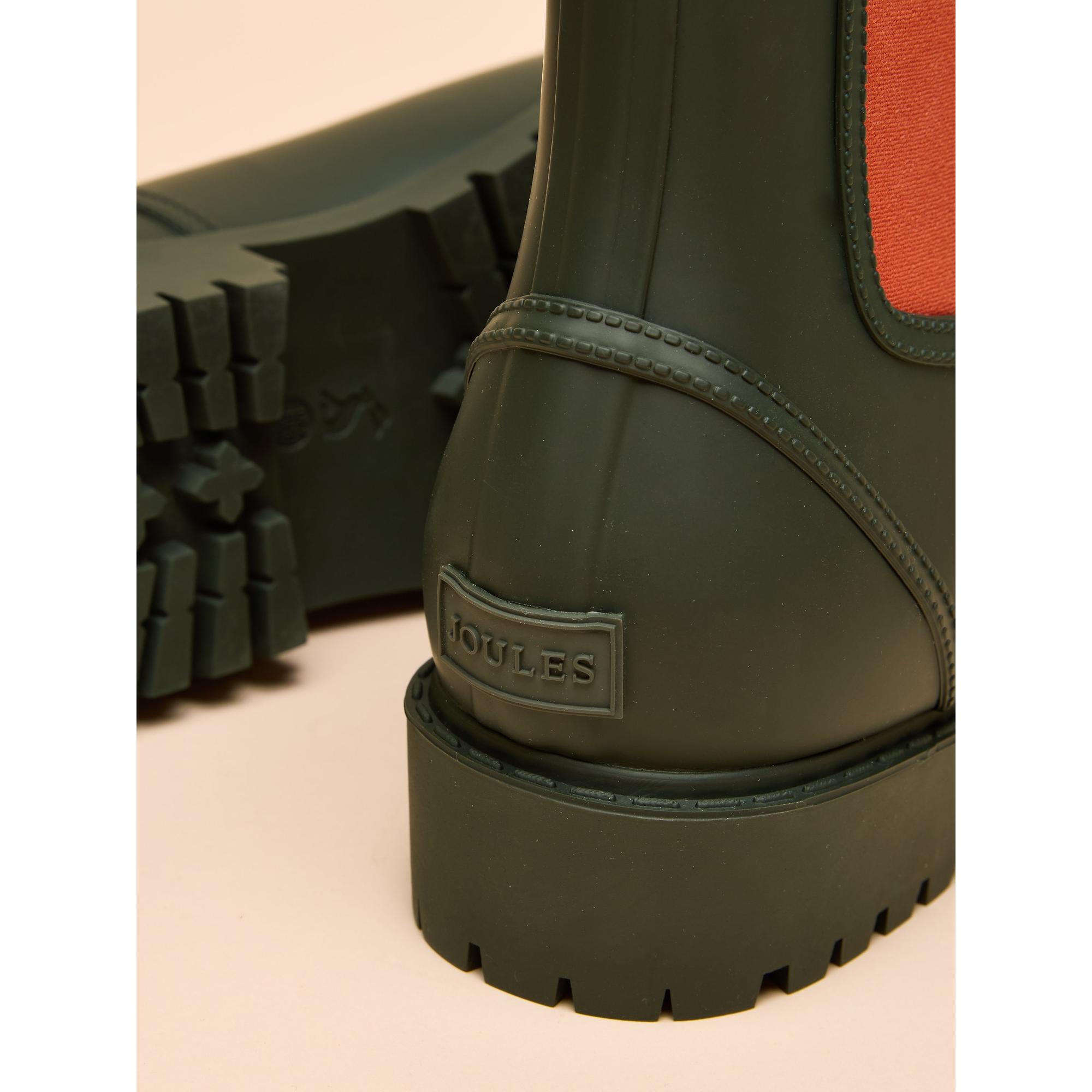 Product image 5 of 6 of Joules Women's Oakfield Colour Block Short Neoprene-Lined Wellies - Green