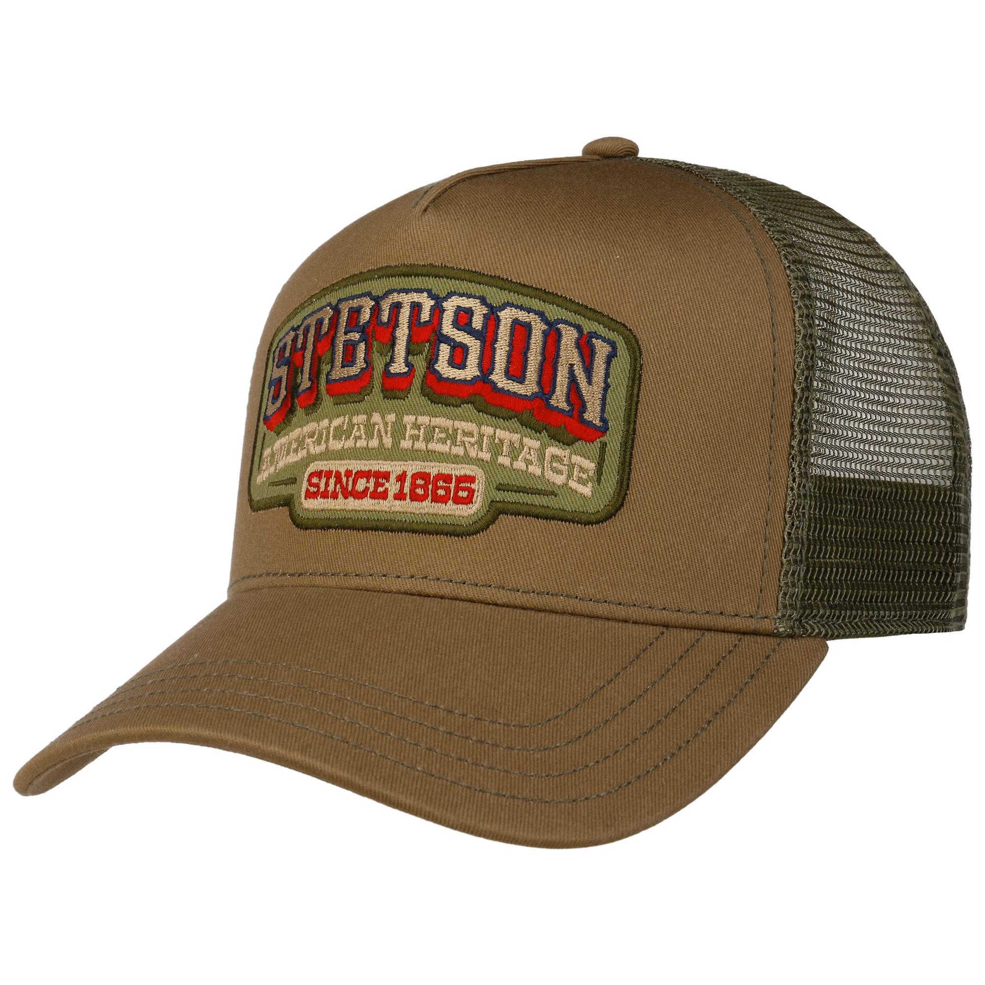 Product image 1 of 6 of Stetson American Heritage 1865 Trucker Cap - Brown/Olive