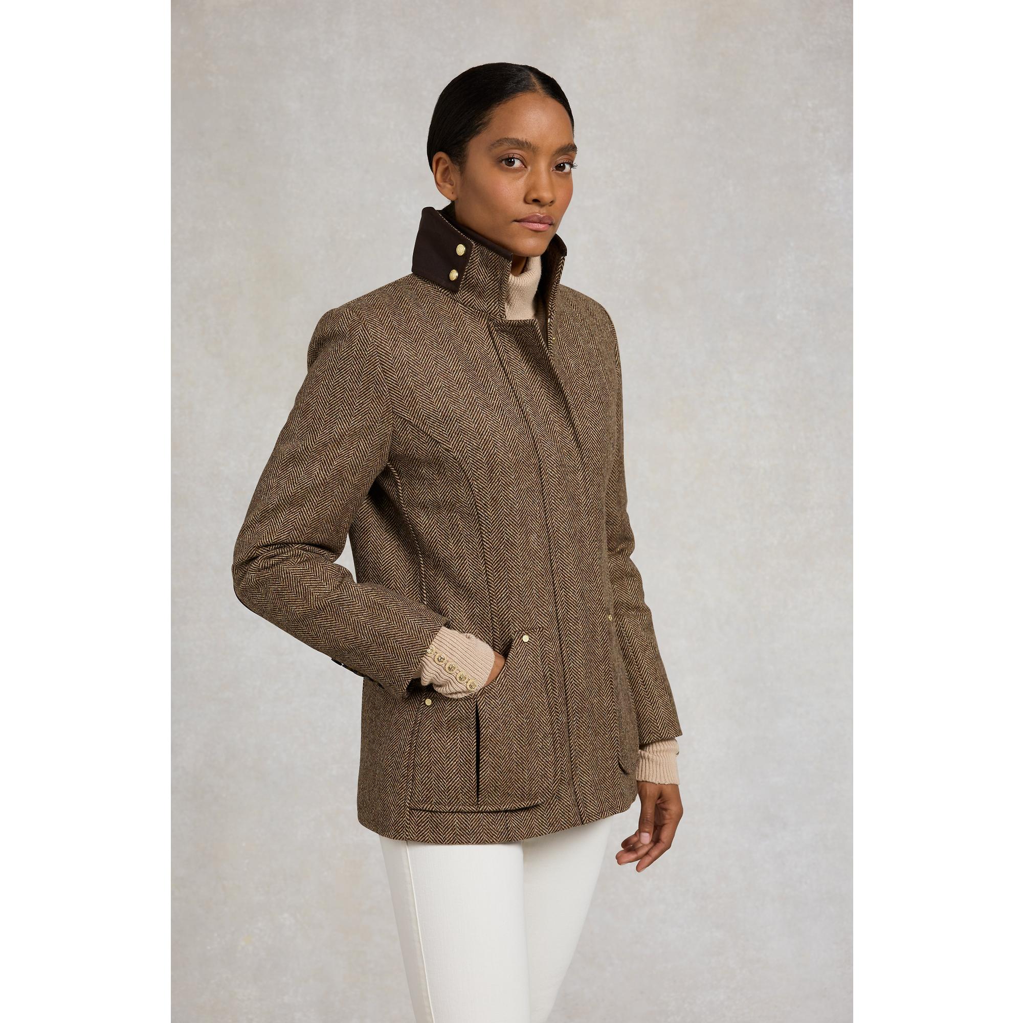 Product image 7 of 12 of Holland Cooper Women's Country Classic Jacket - Large Scale Brown Herringbone