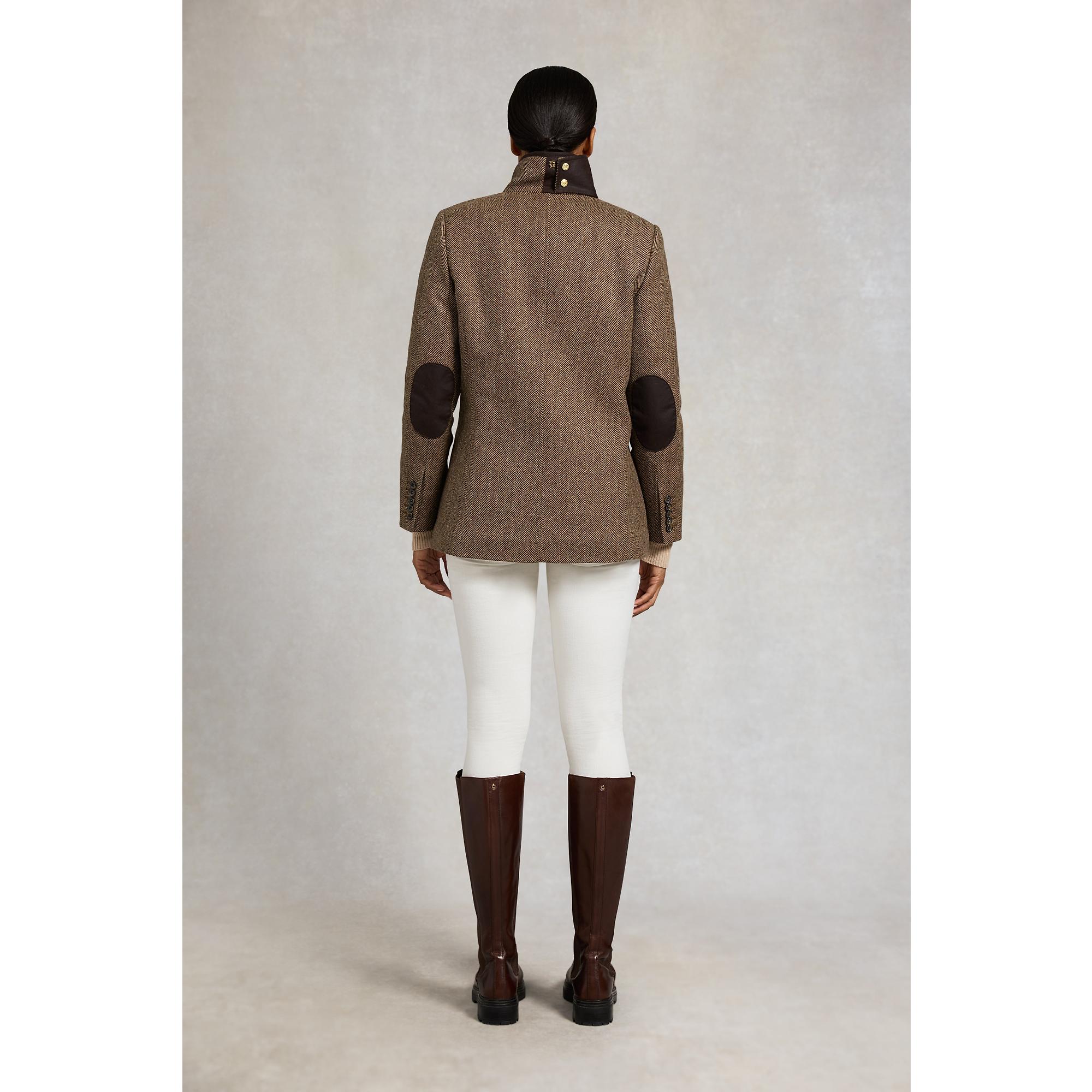 Product image 5 of 12 of Holland Cooper Women's Country Classic Jacket - Large Scale Brown Herringbone