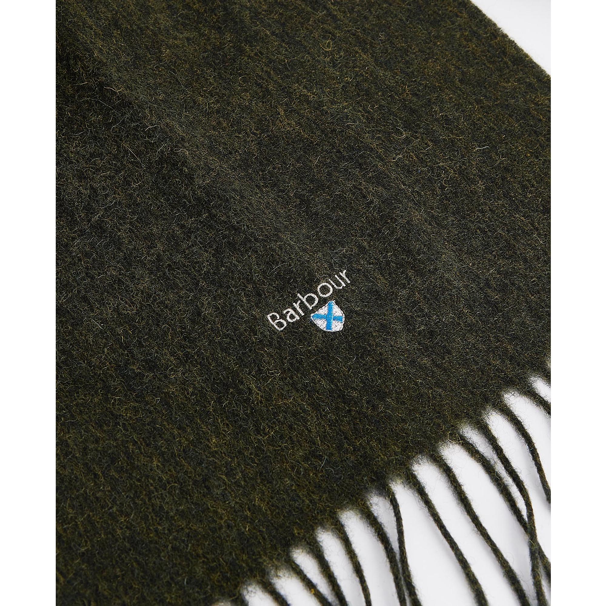 Product image 3 of 4 of Barbour Plain Lambswool Scarf - Seaweed