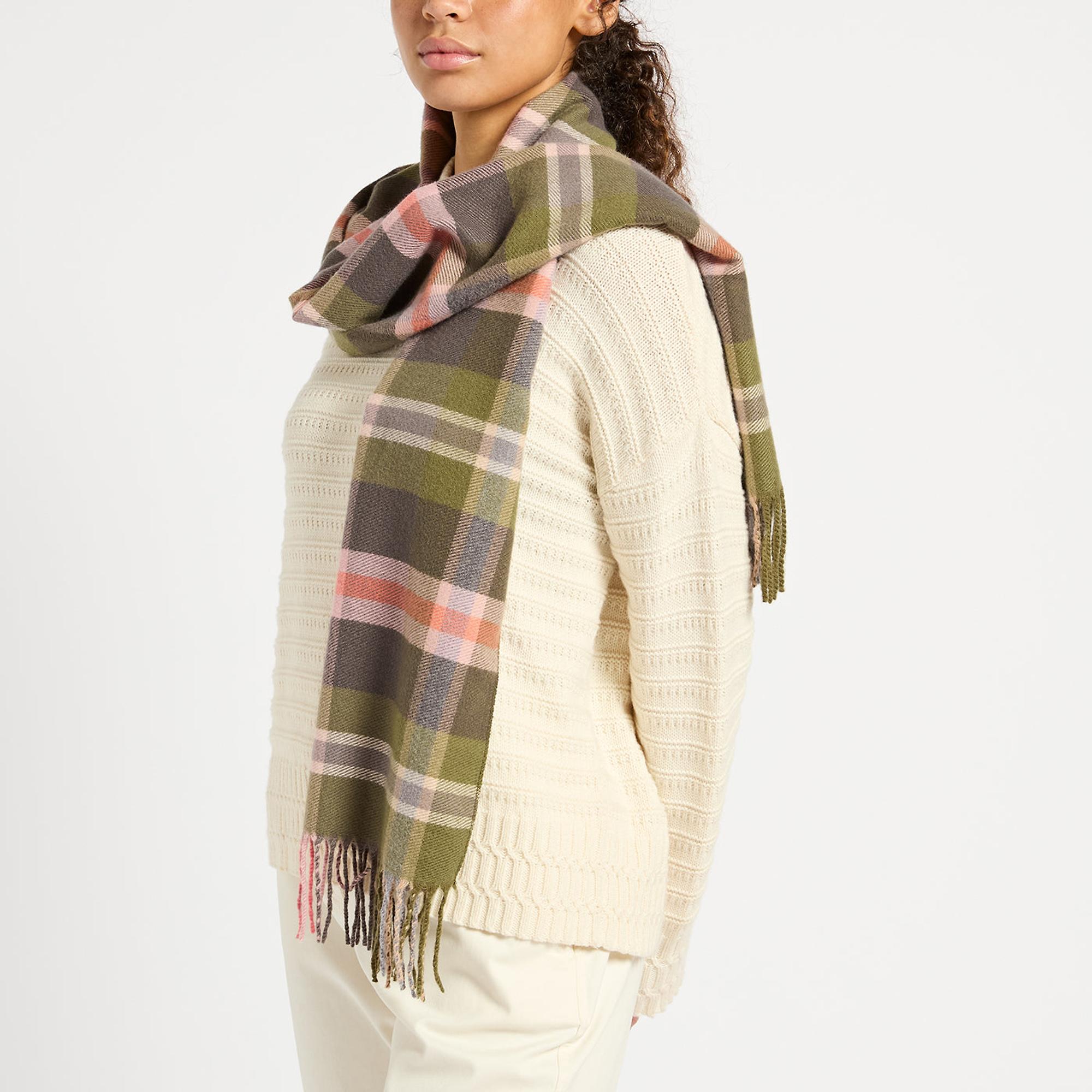Product image 2 of 4 of Joules Women's Langtree Scarf - Green/Pink