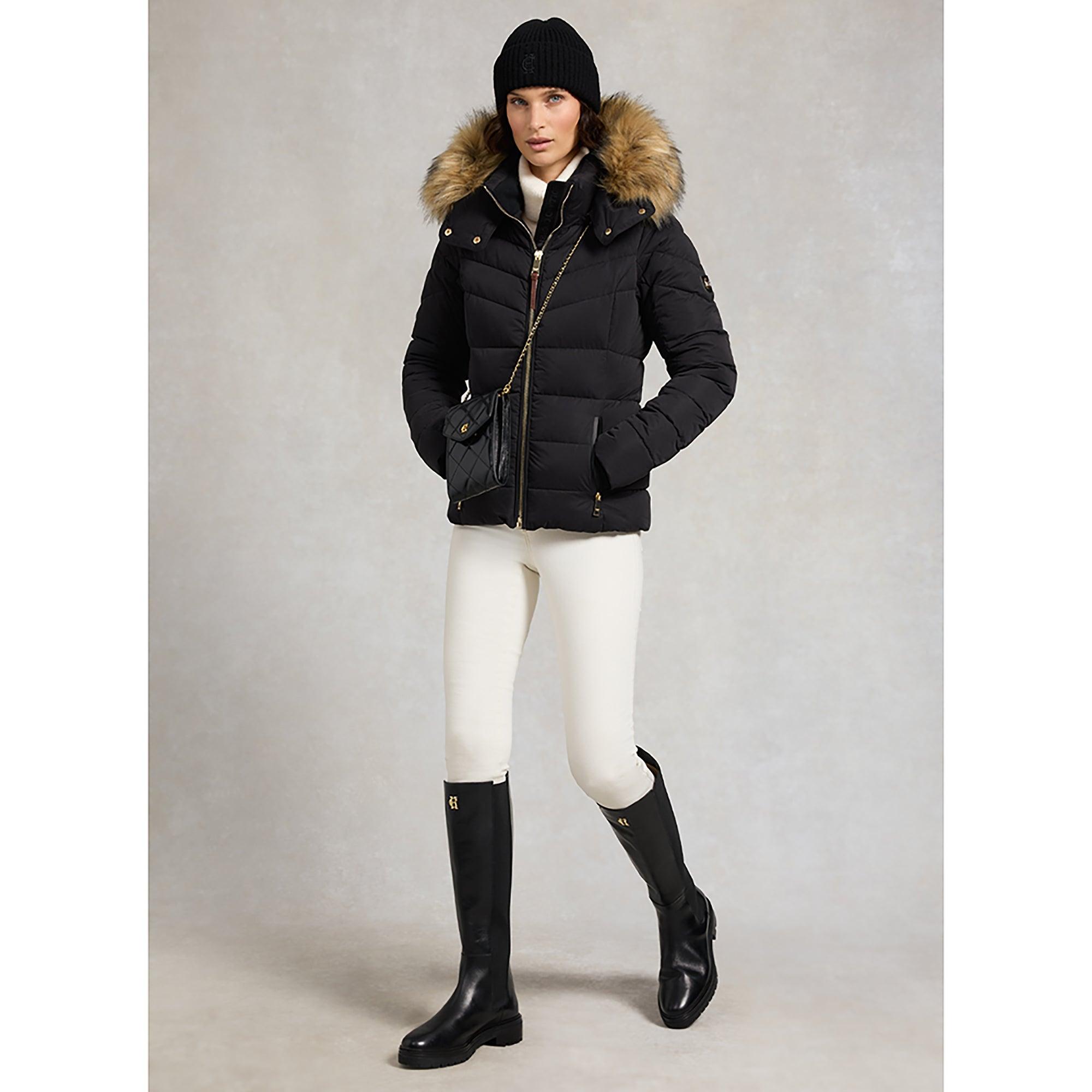 Product image 3 of 4 of Holland Cooper Classic Embroidered Beanie - Black