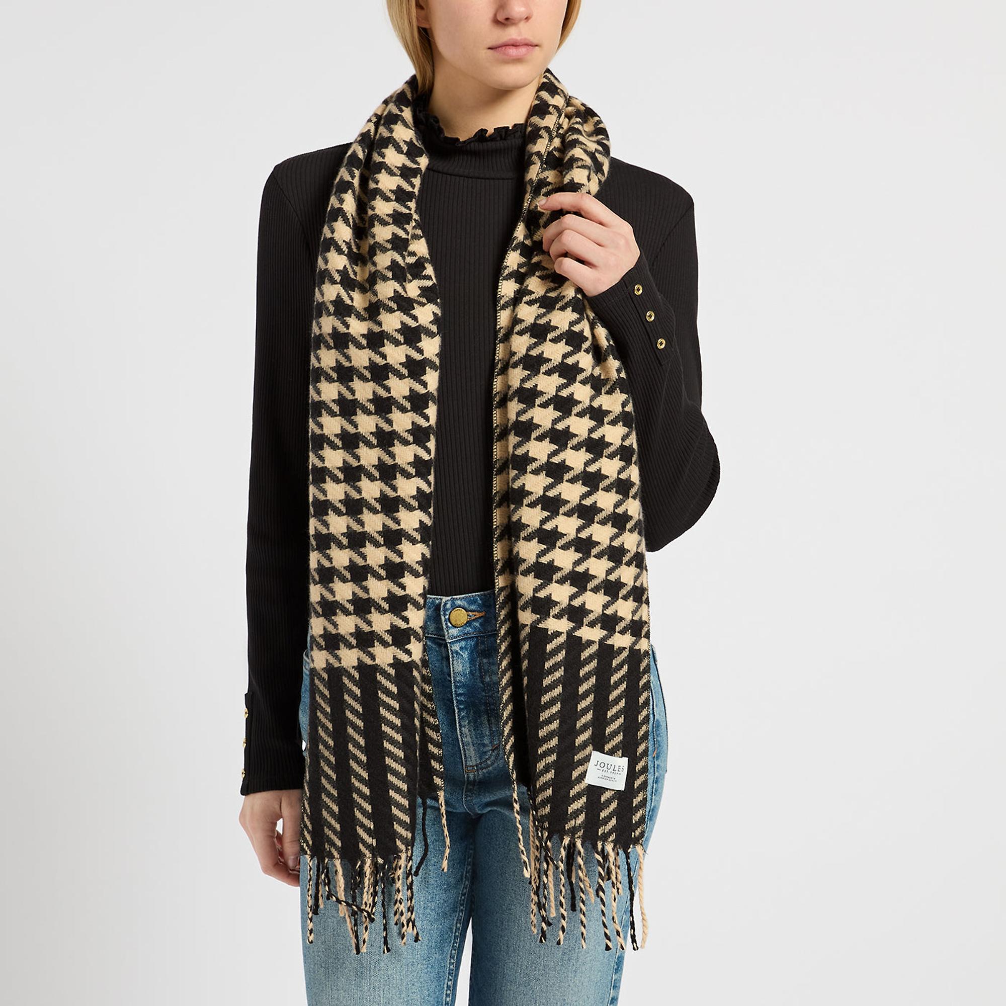 Product image 3 of 4 of Joules Women's Langtree Scarf - Black/Tan
