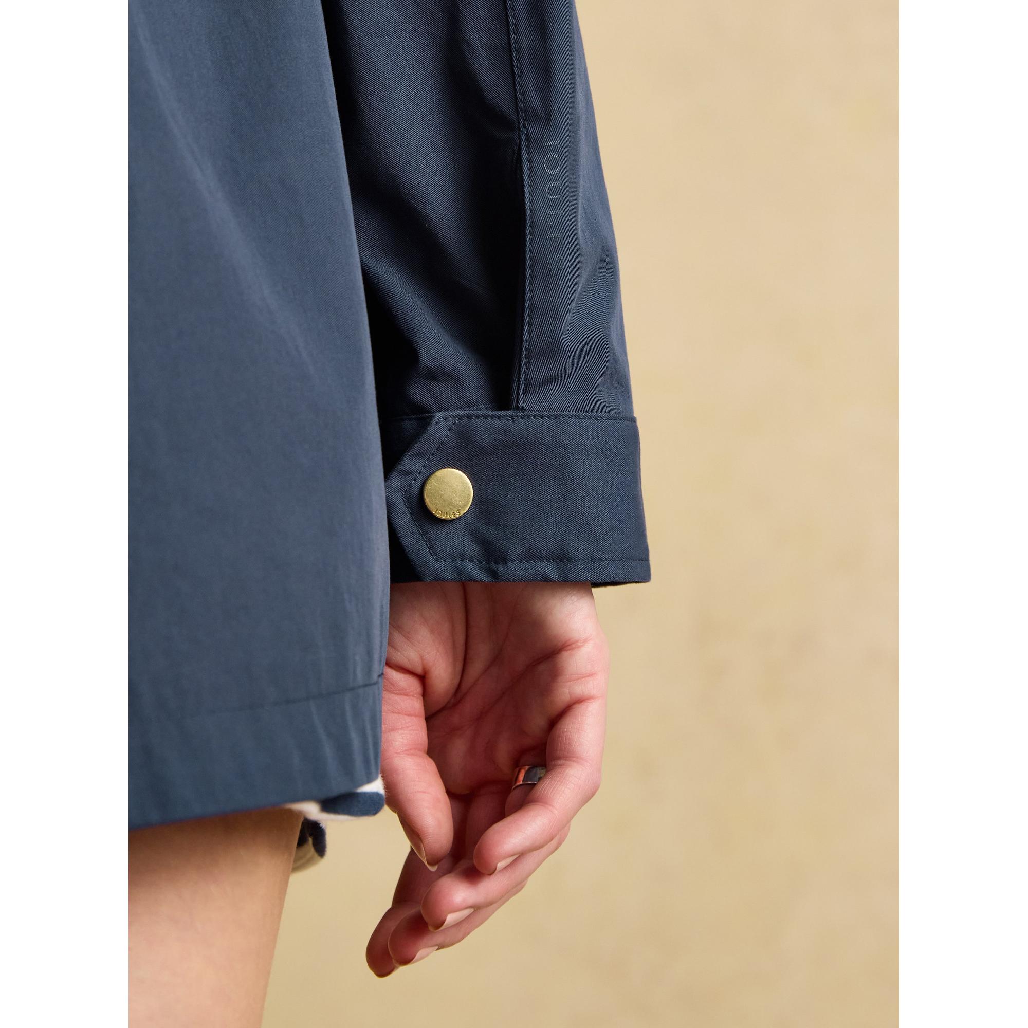 Product image 9 of 15 of Joules Women's Portwell Waterproof Raincoat - Navy Blue