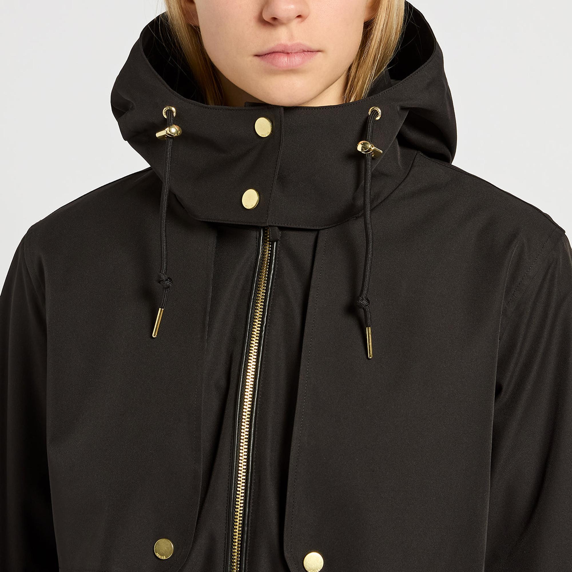 Product image 5 of 7 of Joules Women's Elbridge Waterproof Coat with Hood - Black