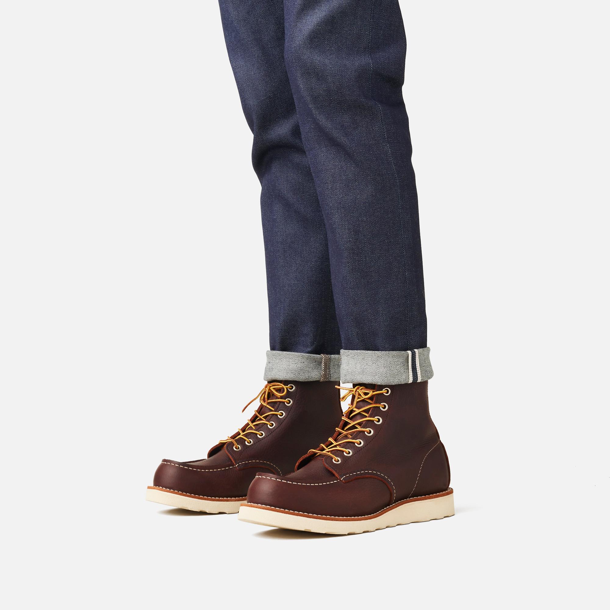 Product image 5 of 10 of Red Wing Classic Moc Toe 6" Boot Oil-Slick Leather - Briar - Style 8138