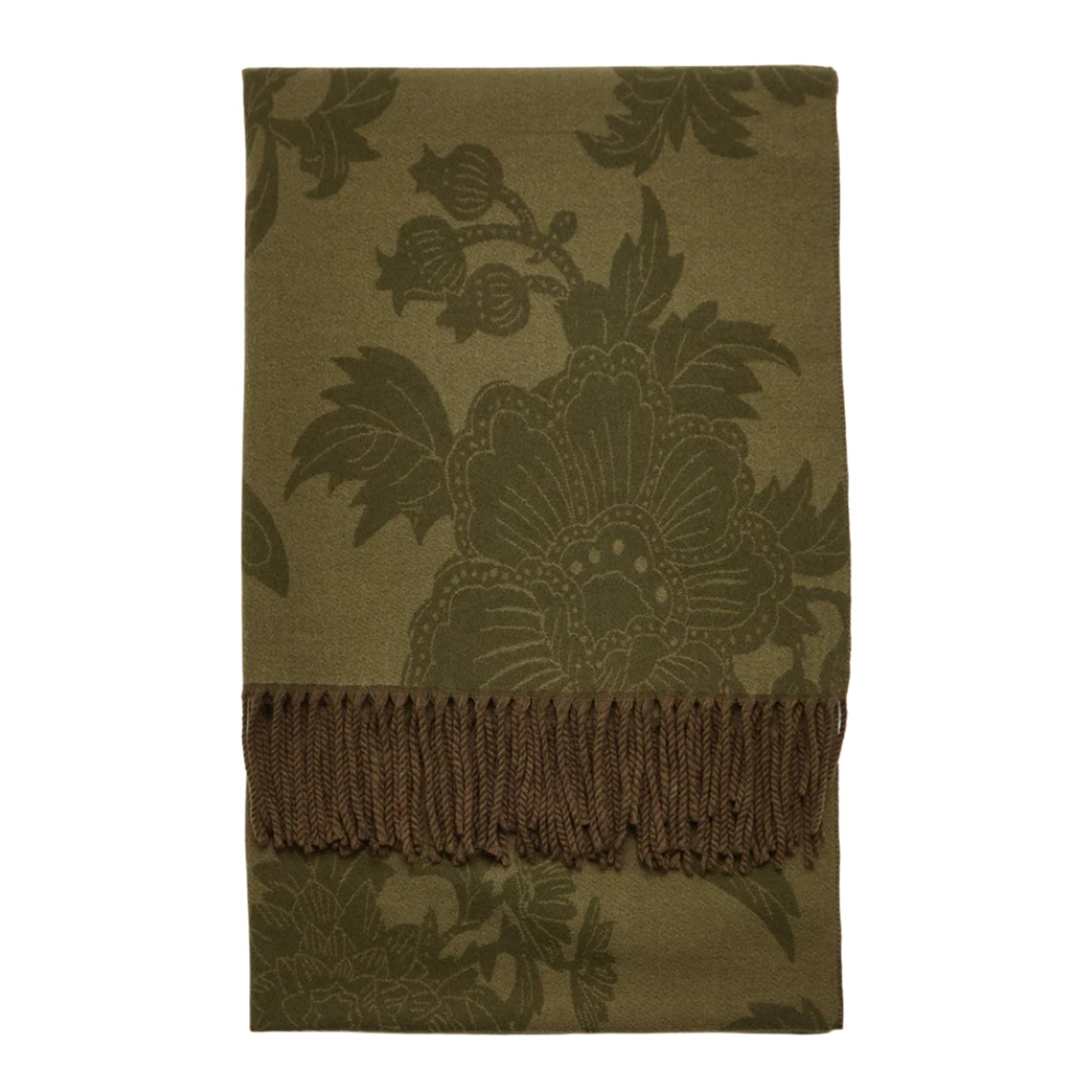 Product image 4 of 5 of Joules Women's Elissa Jacquard Scarf - Khaki Green