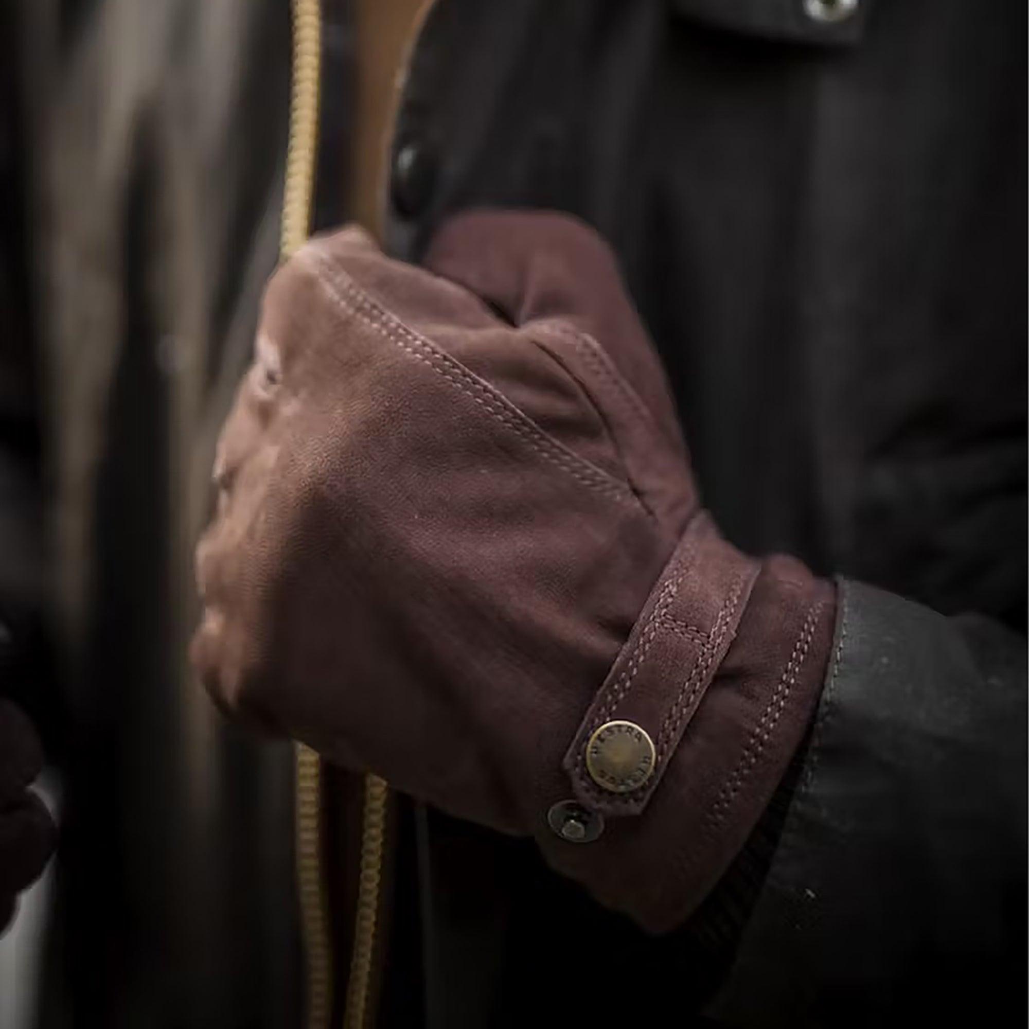 Product image 2 of 7 of Hestra Bergvik Suede Leather Gloves - Espresso