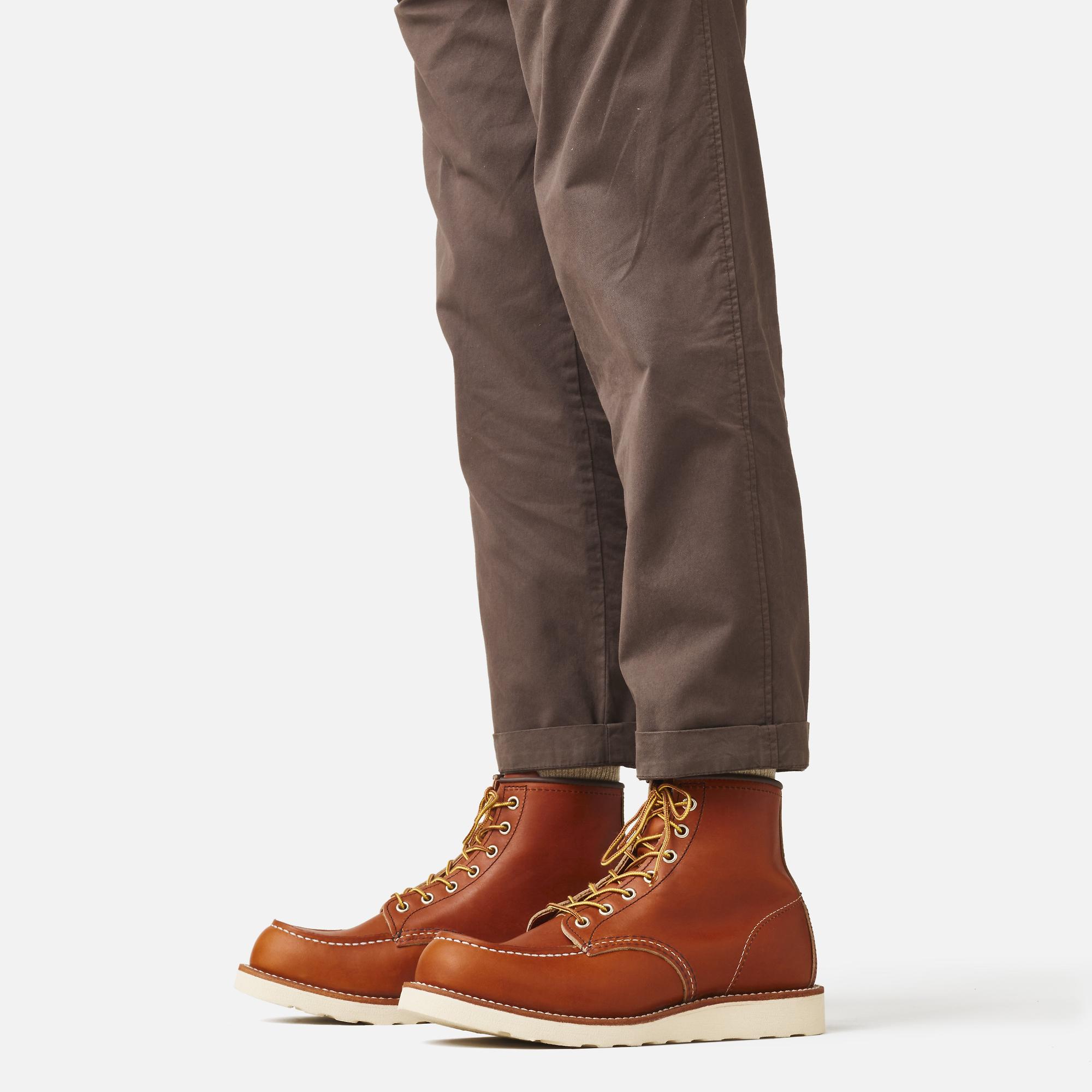 Product image 5 of 13 of Red Wing Classic Moc Toe 6" Boots - Oro Legacy Leather - Style 875